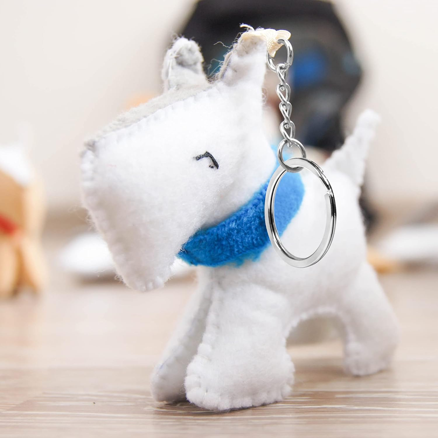 CREST 10 Pcs Surgical Grade Stainless Steel Split Ring for Keychains 1 Inch 25Mm SS316L Key Rings for Car Keys