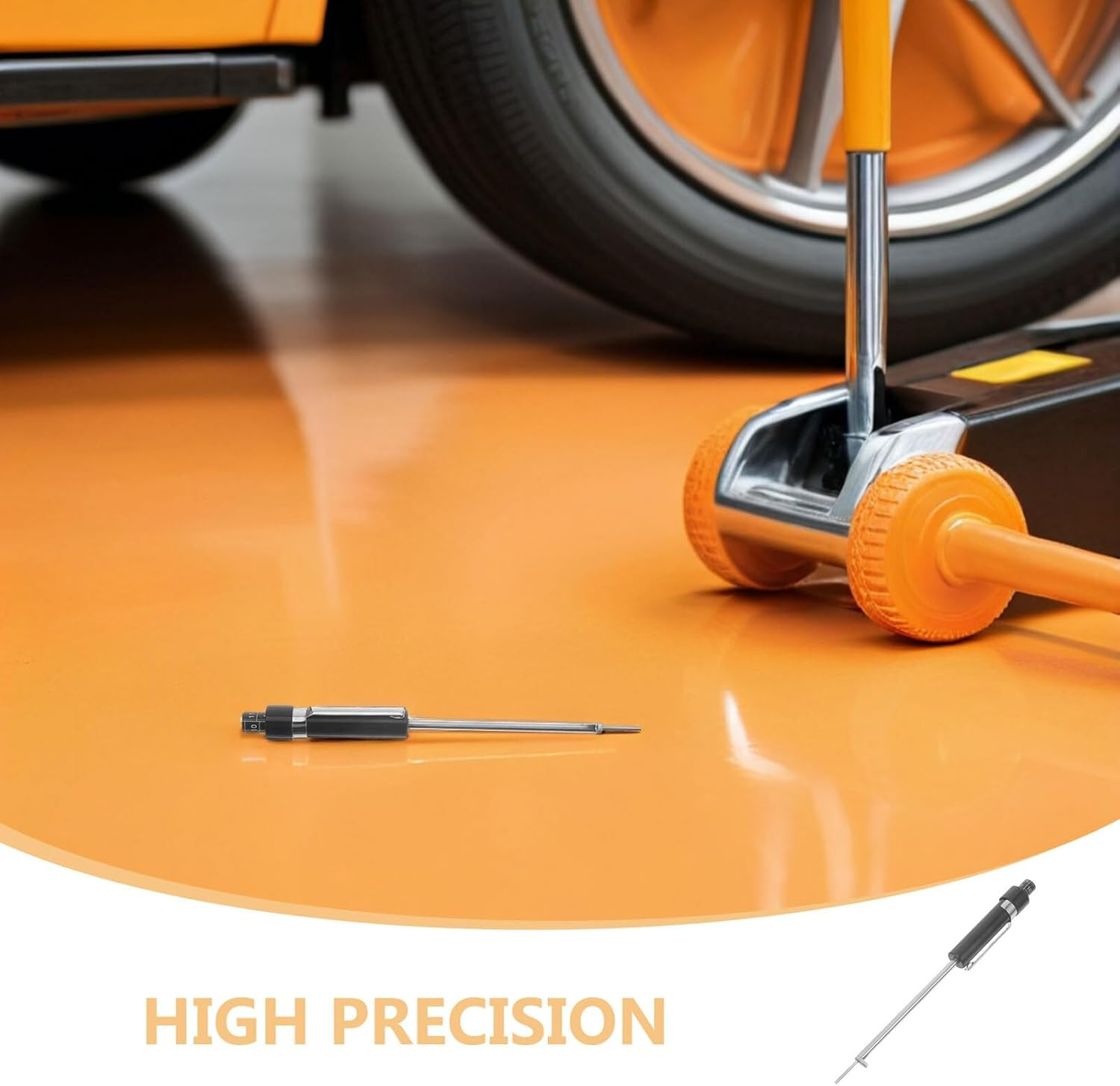 Vaguelly 2Pcs Car Brake Pad Thickness Gauge Pen with Scale Non-Disassembly Brake Disc Depth Caliper for Internal External Measurement Automotive Replacement Tool image number 3