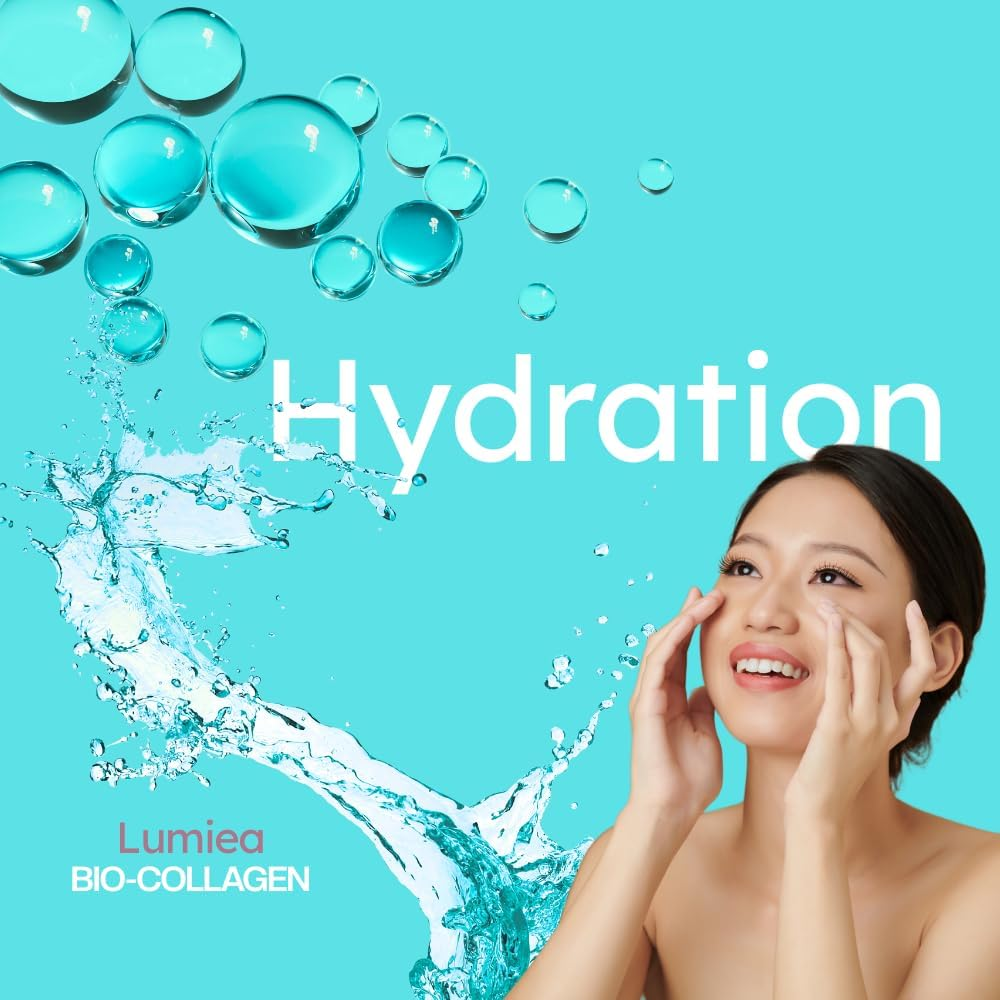 Bio Collagen Original Face Mask (4-Pack), Overnight Deep Hydration, Anti-Aging Sheet Mask, Reduces Wrinkles, Enhances Elasticity & Plumpness, 32G image number 5