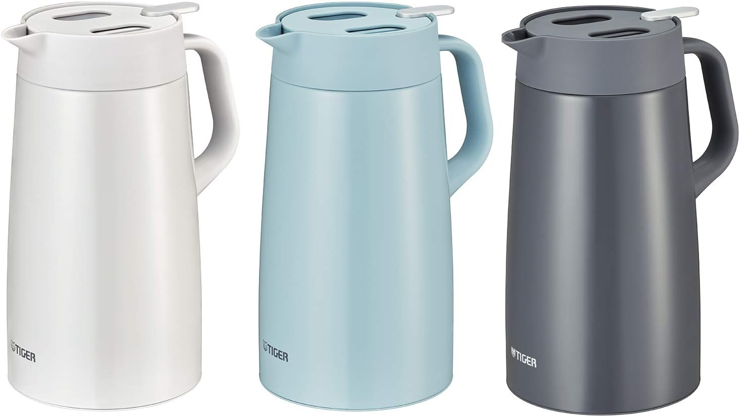 Tiger PWO-A160W Hot and Cold Insulated Tabletop Pot, Large Capacity, 3.6 Gal (1.6 L), White image number 6