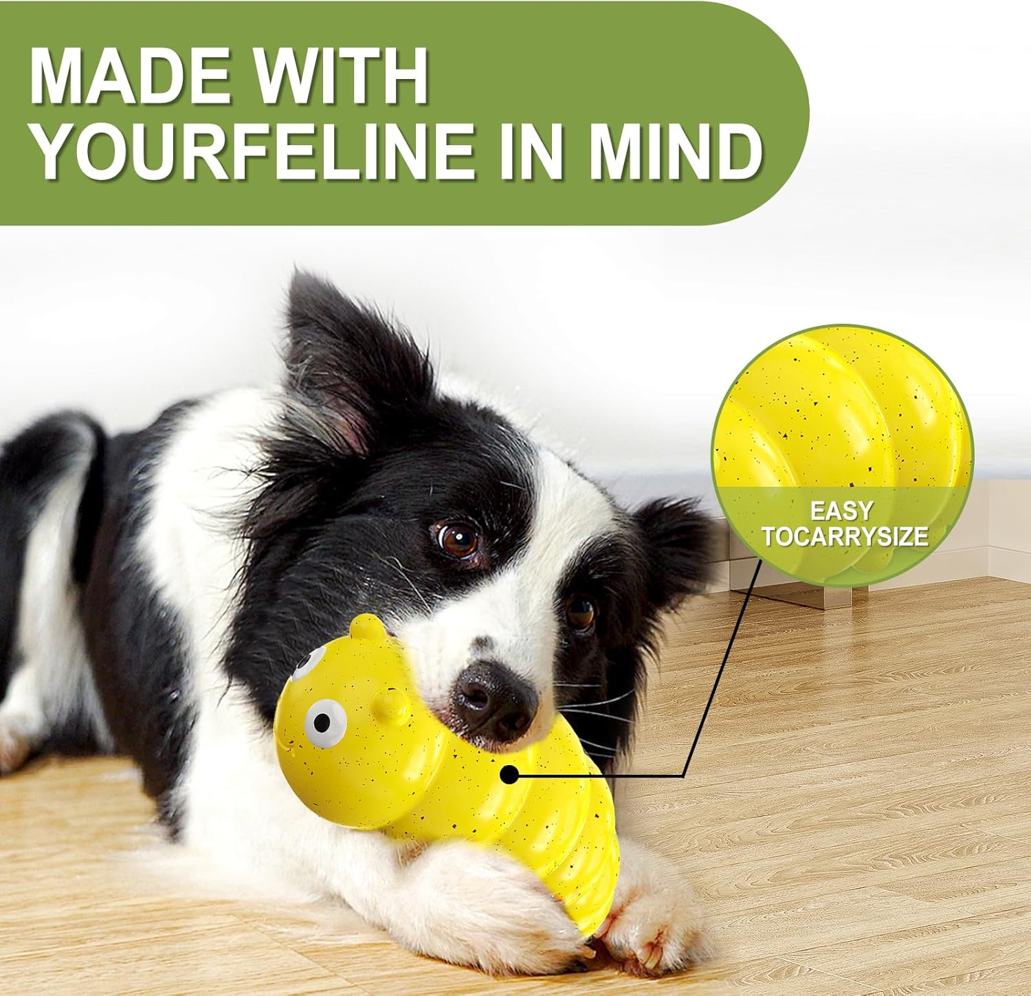 Byffoer Indestructible Dog Toy for Aggressive Chewers, Squeaky Dog Toy for Puppies, Medium and Large, Interactive Chewing Toy, Tough Durable Dog Toy image number 1