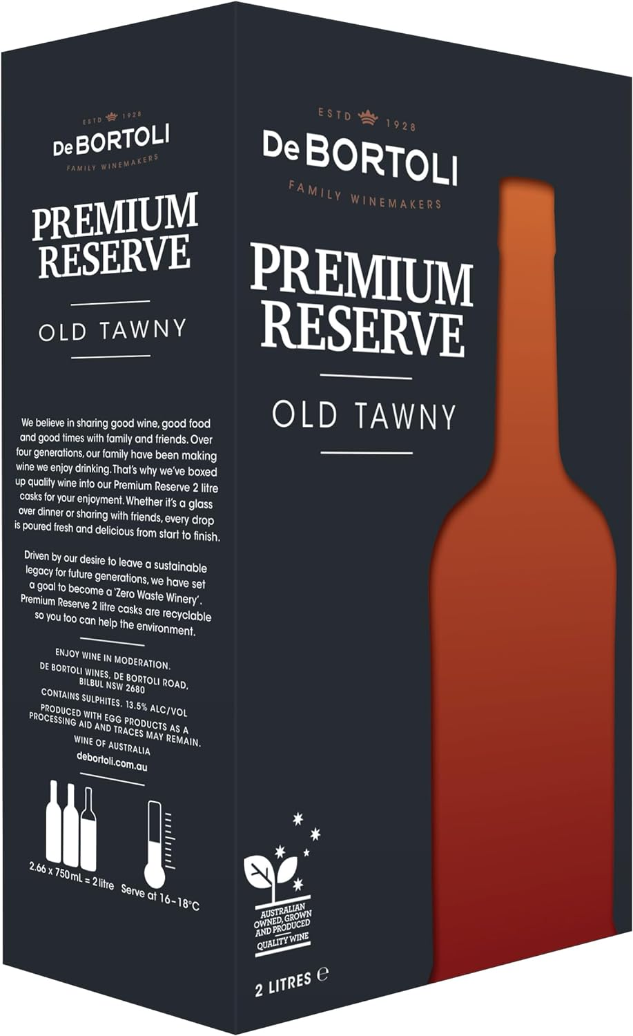 De Bortoli Reserve Premium Tawny Wine 2 Litre