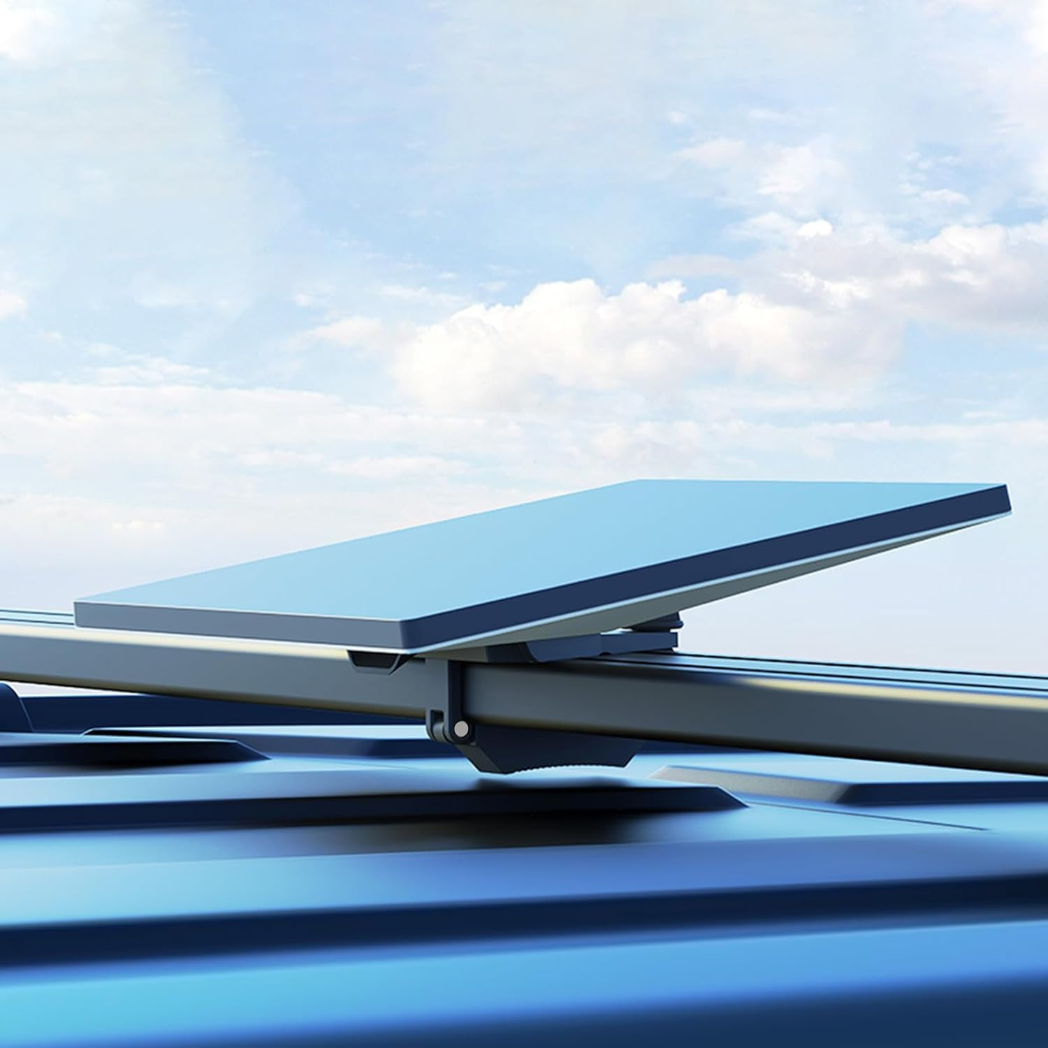 For Starlink Mini Roof Rack Mount, Aluminum Alloy for Starlink Mini Roof Mount, for Starlink Mini Car Mounting Kit for Car RV Roof, Ladder, Luggage Rack, Roof Rack Installation image number 1