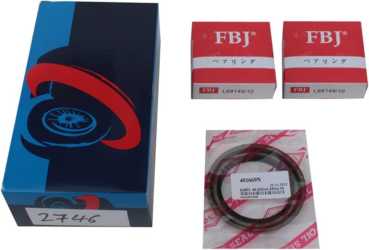 Front Wheel Bearing Kit for Fairlane LTD ZF ZG ZH ZJ ZK ZL 6Cyl V8 X 1 image number 3