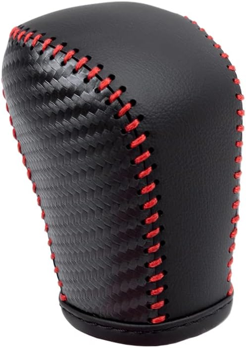 Auto Car Leather Gear Shift Knob Cover for Honda Civic 10Th Gen 2021 2020 2019 2018 2017 2016 Accessories (B)