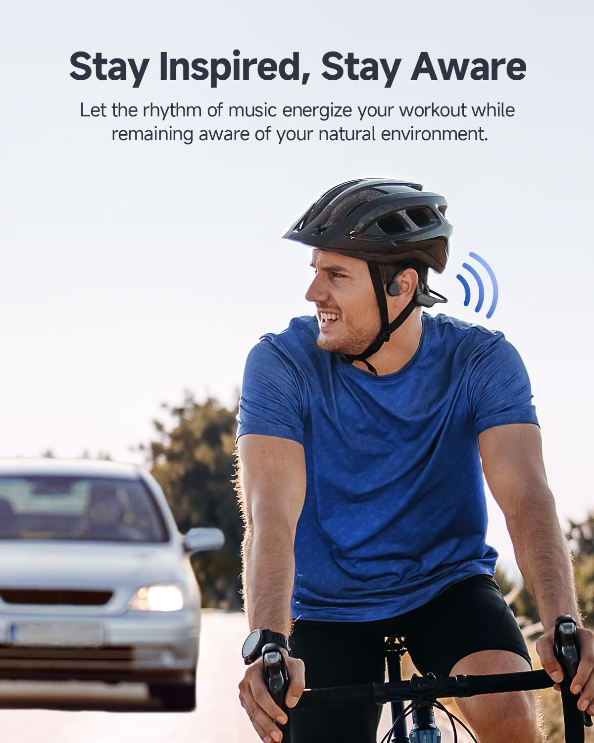 PSIER Bone Conduction Headphones IPX8 Waterproof Swimming Headphones Open Ear Headphones with MP3 Mode 32GB Memory up to 8 Hours Playtime Bluetooth 5.4 Ear Buds Secure Fit for Running and Fitness image number 3