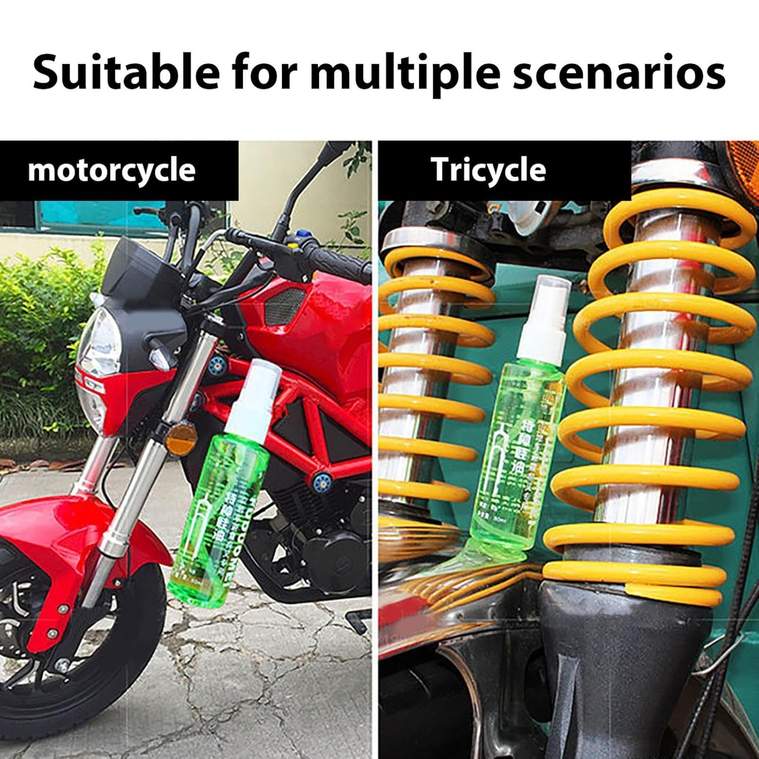 Bike Fork Suspension Oil | Bike Oil for Shocks and Forks,Forkboost Lube, Bicycle Lubricant, 60Ml Easy to Apply, Suitable for All Bicycles, Ensures Extreme Lubricity & Smooth Compressions