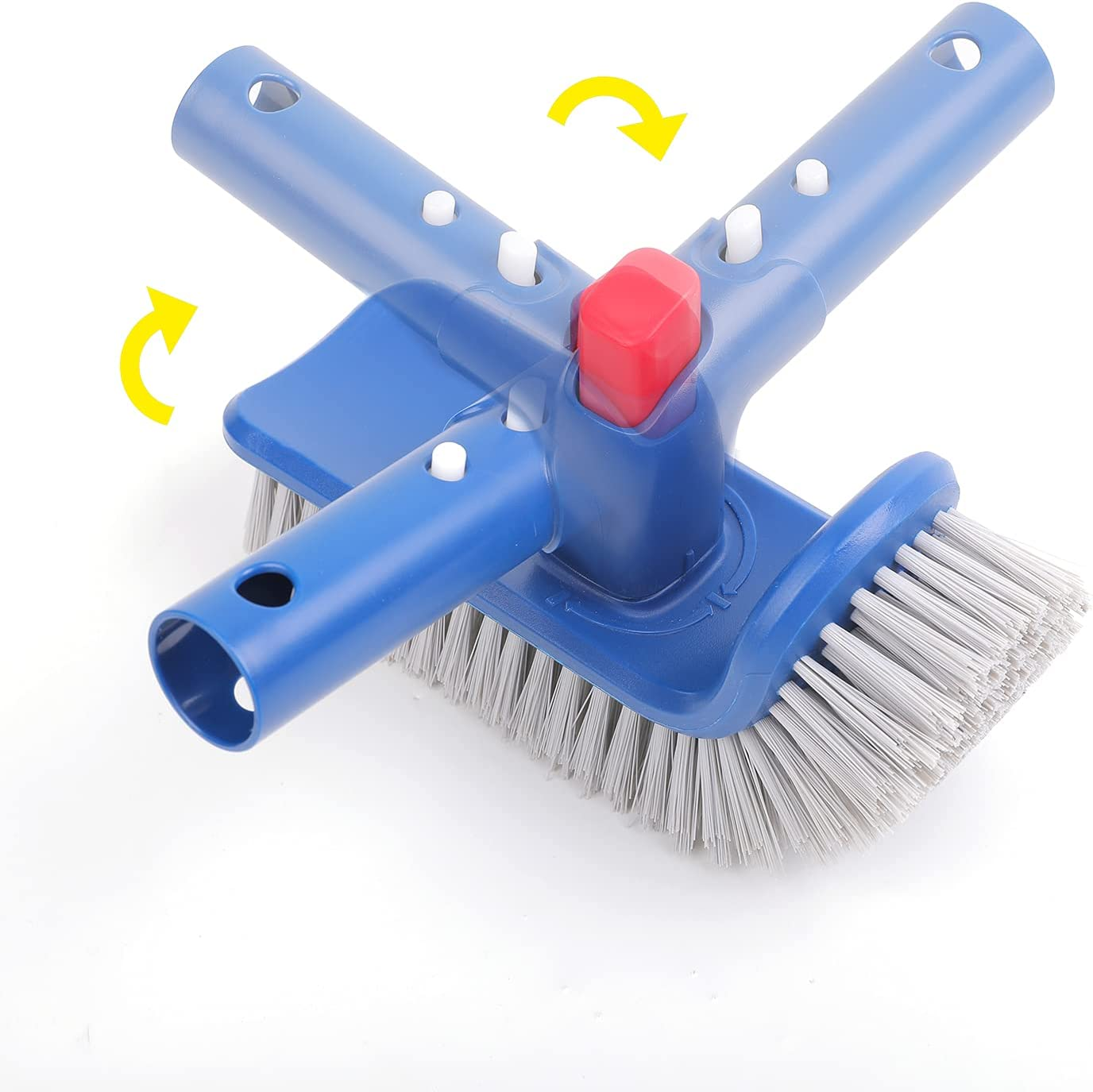 Sepetrel Pool Brush Head for Cleaning Pool Walls,Steps & Corners,Rotatable Hand Scrub Brushes,For Inground/Above Ground Swimming Pool,Spa, Bathroom, Hot Tub, Kitchen image number 3