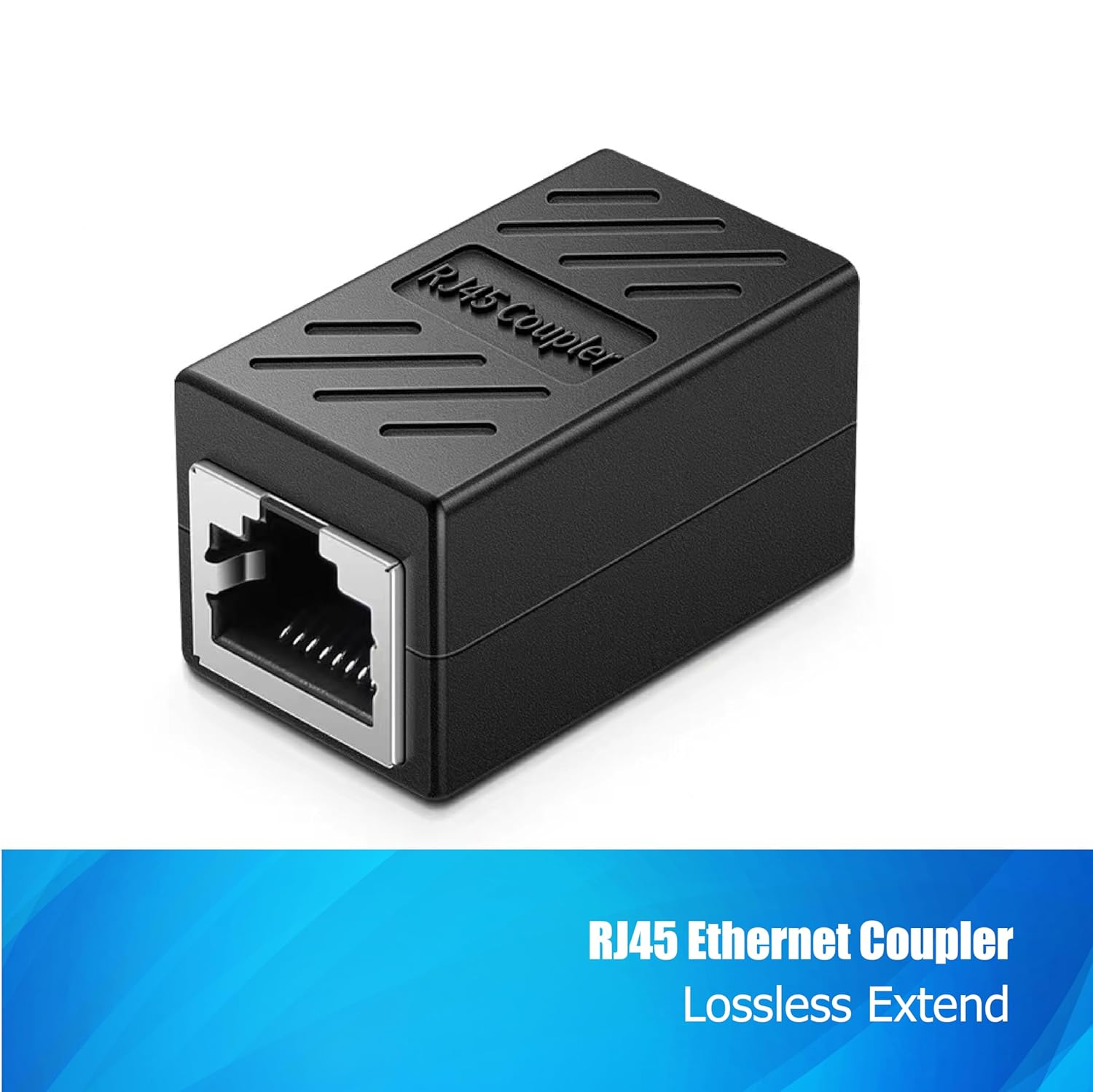 AOPOCKAN TECH RJ45 Coupler,Ethernet Coupler,Cat6 Coupler 6 Pack in Line Coupler for Cat8/Cat7/Cat6/Cat5E/Cat5 Ethernet Cable Extender Adapter for Pc/Router/Modem,Female to Female image number 6