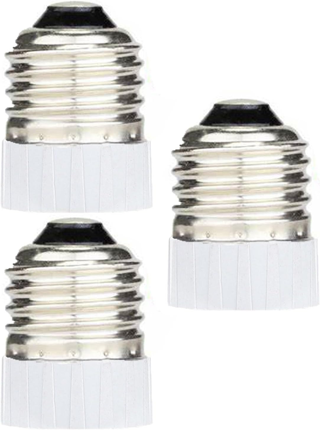 FINELED E27 to MR16 Gu5.3 Adaptor, E26/E27 to MR16/MR11/G4/G6.35 Lamp Holder Converter Adapter (Pack of 3) image number 1