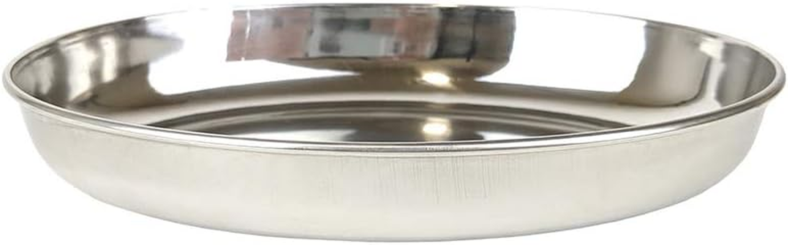 Cattitude Cat Kitten Saucer Stainless Oval, Stainless Steel - Cat Bowl, Stainless Steel, Durable, Dishwasher-Safe, Lightweight, Non-Slip Base