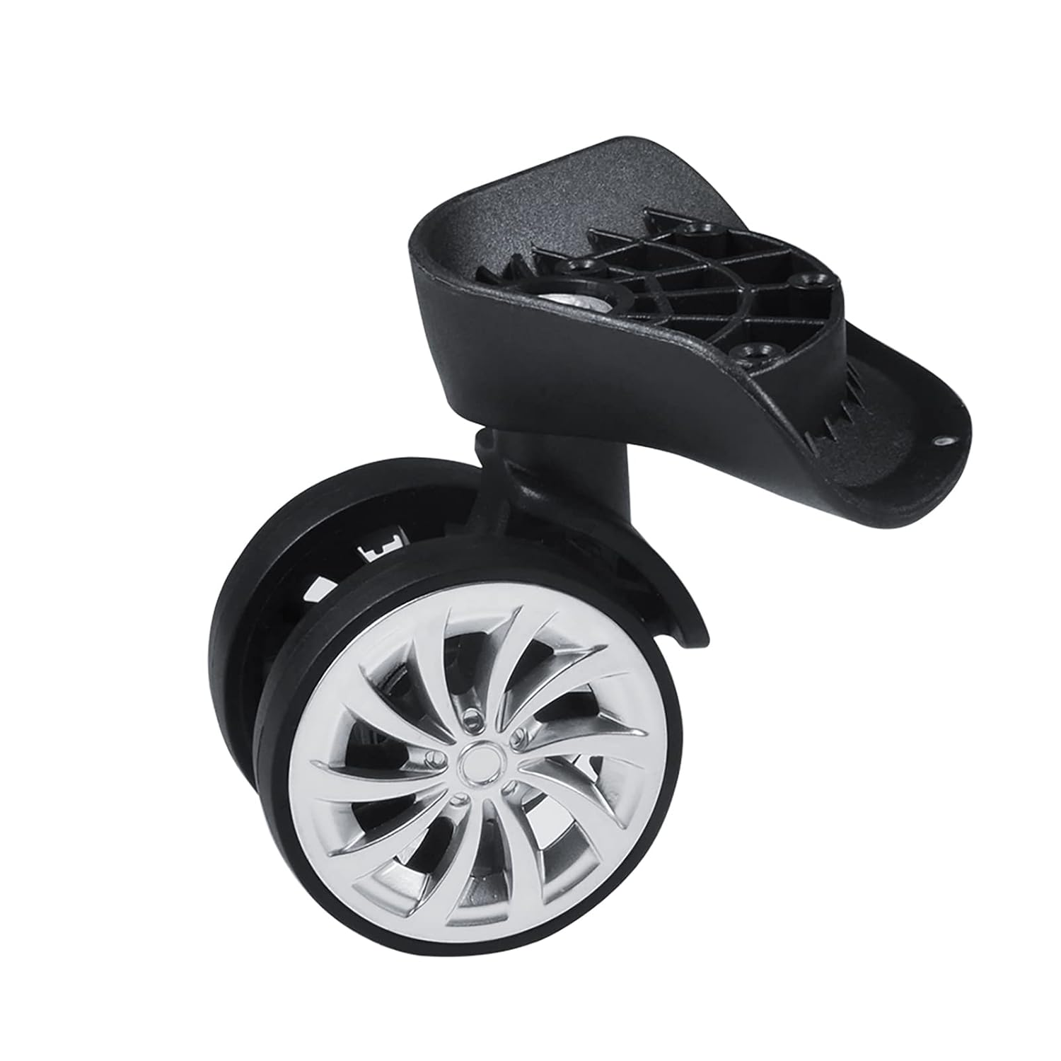 QANYEGN Durable Swivel Wheel Replacement Set, Nylon Travel Suitcase Wheels, Vientiane Wheel for Luggage, Travel Suitcase. image number 3