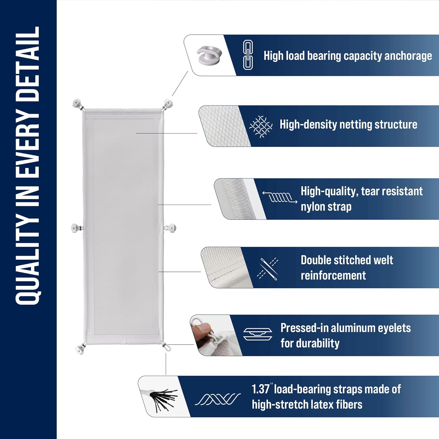 Cable Management Net - under Desk Wire Management - Flexible under Desk Cable Management Tray White image number 5