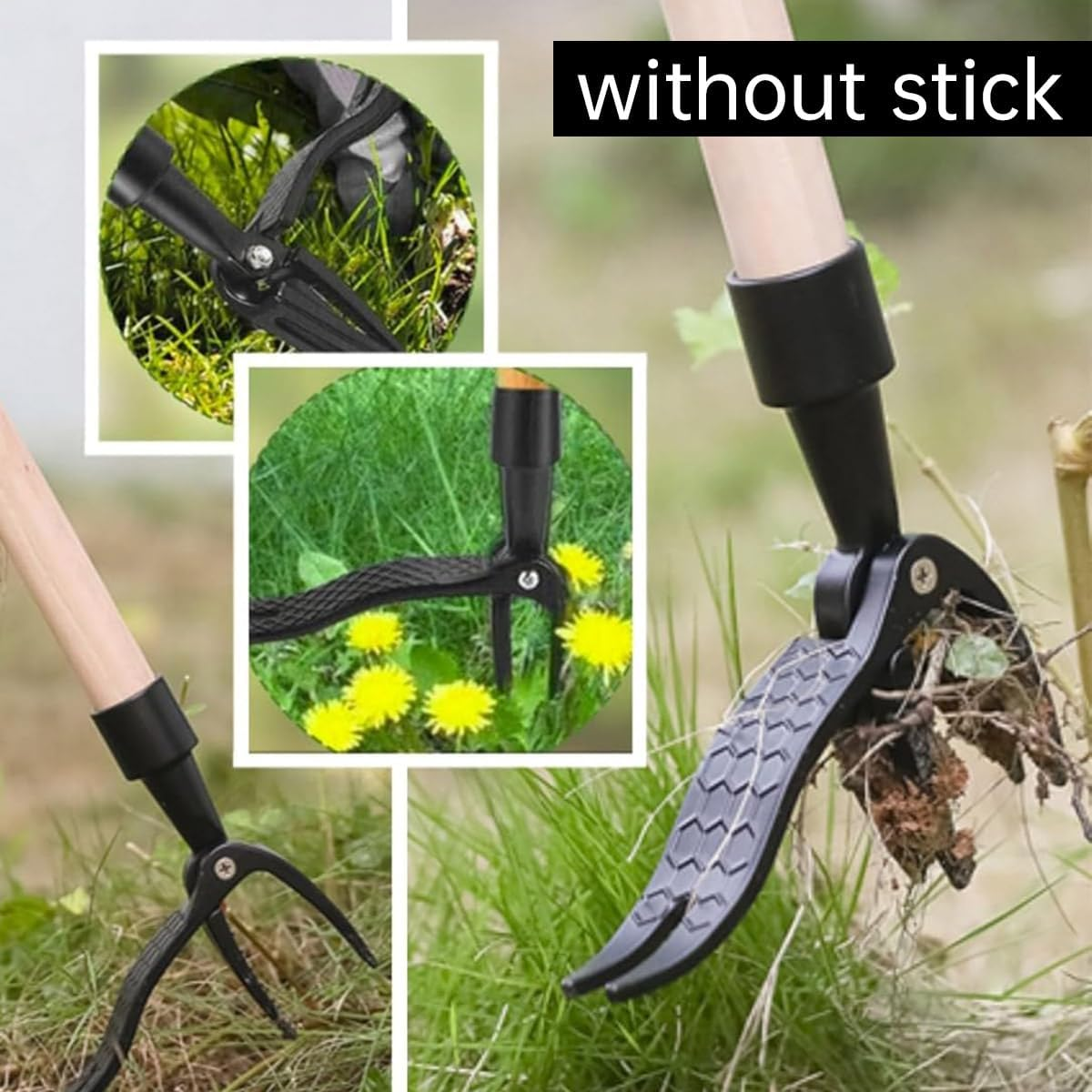 Versatile Gardening Weeding Tool Head - Root Remover & Bending-Free Weeding Shovel for Efficient Garden Maintenance