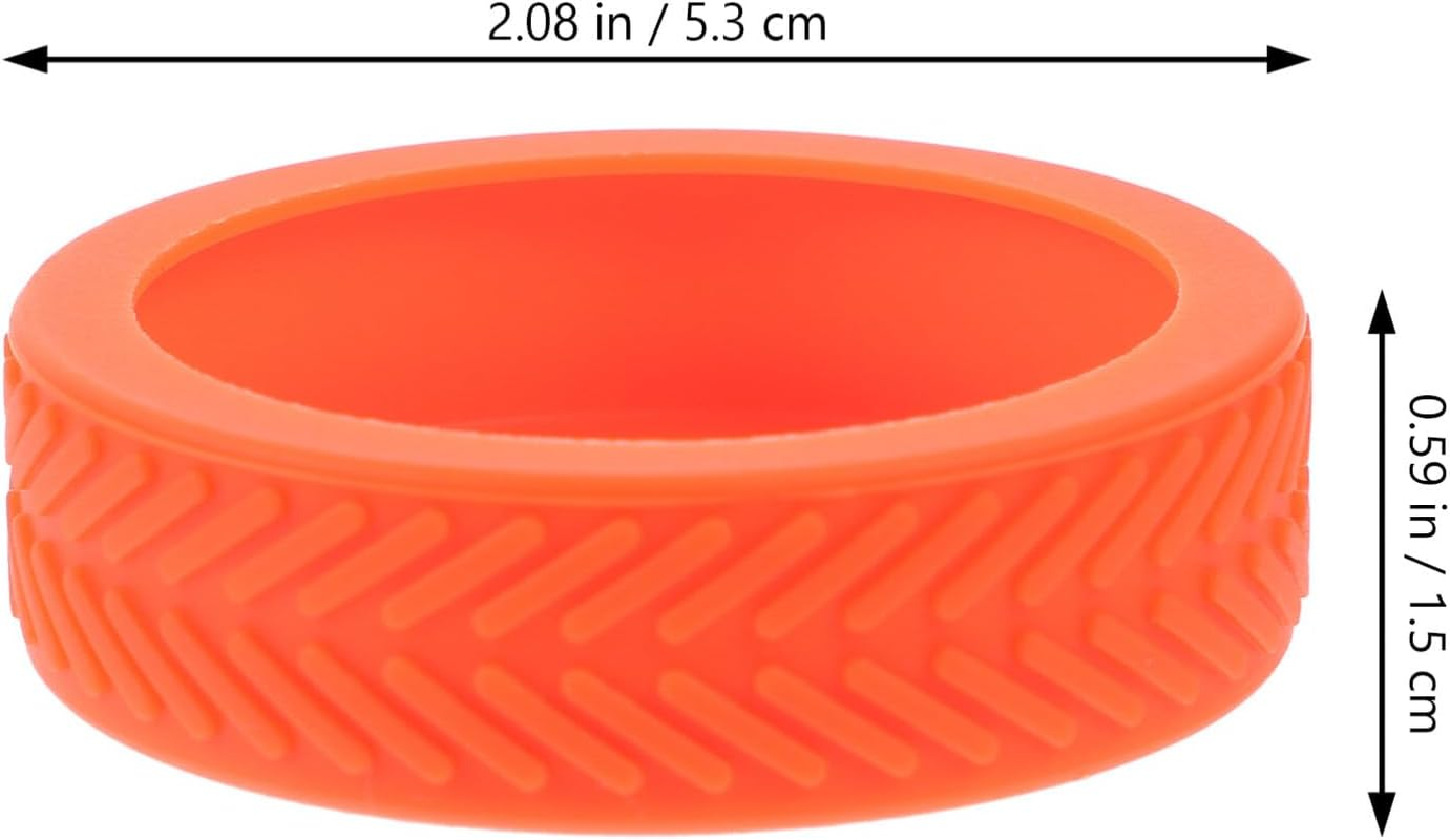 Healvian 8Pcs Luggage Wheel Protector Rubber Suitcase Wheel Travel Caster Protectors for Noise Reduction Floor Compatible Suitcases image number 4