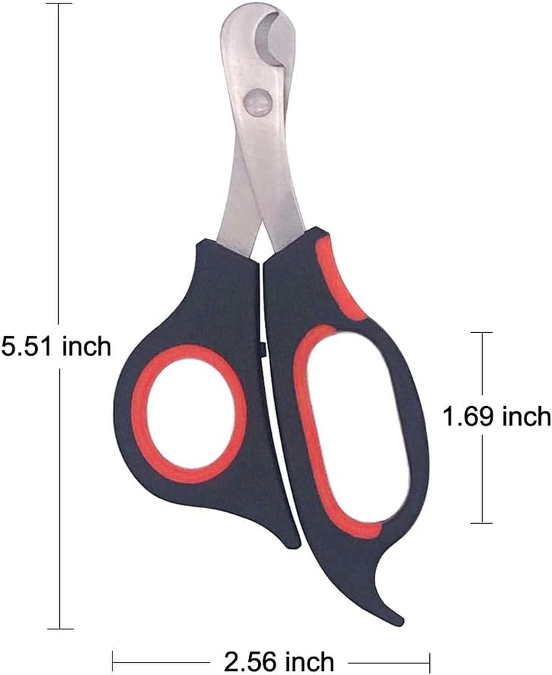 Niubow Professional Cat Nail Clippers Trimmer Scissors for Small Breeds, Puppies, Rabbits, and More, Safe Sharp Stainless Steel Blades, Non-Slip Big Handles, Easy at Home Grooming image number 5
