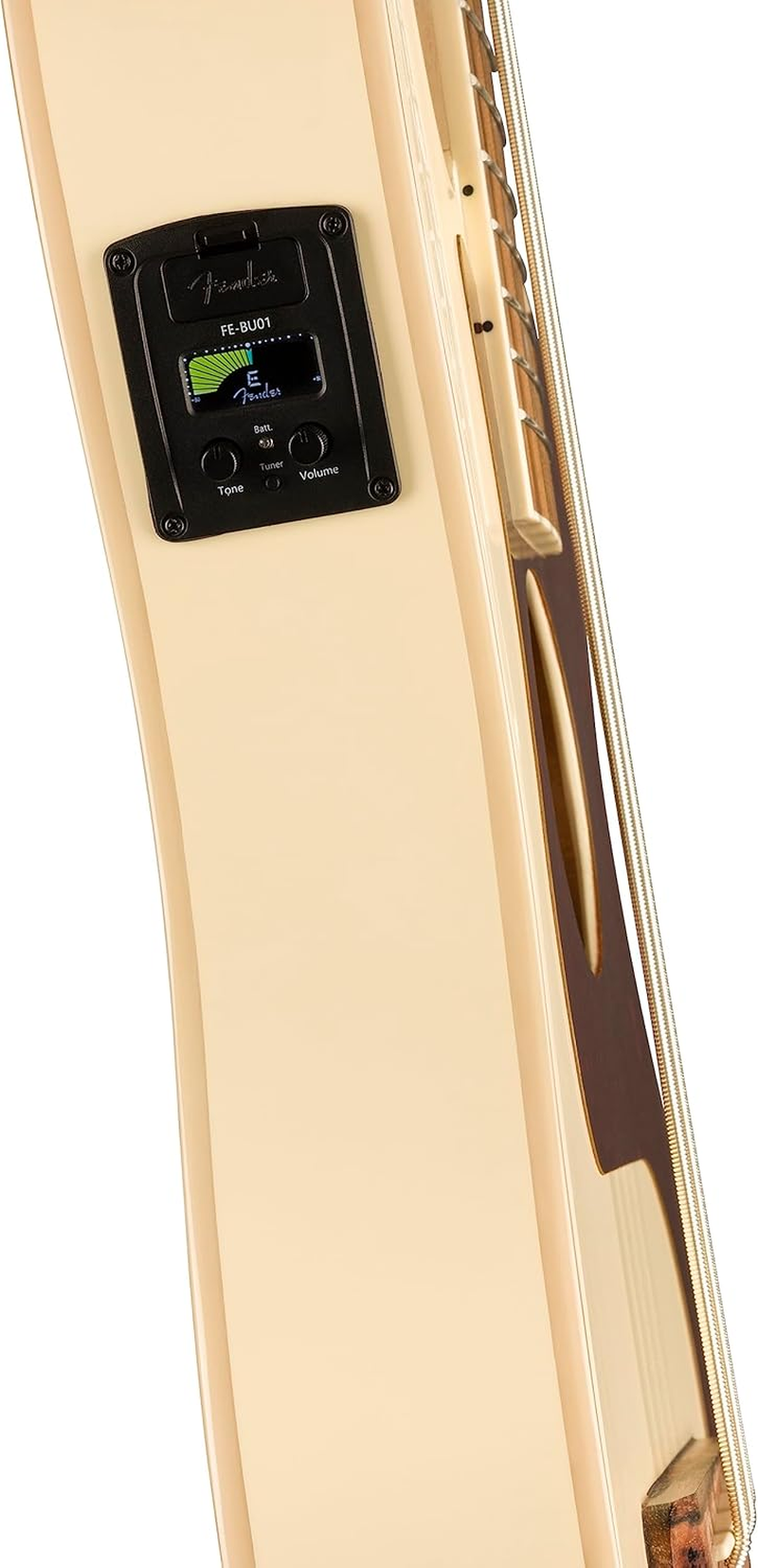 Fender Fullerton Precision Bass&reg; Uke, Walnut Fingerboard, Tortoiseshell Pickguard, Olympic White image number 3