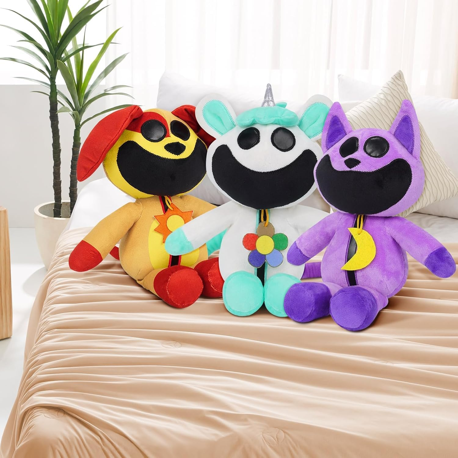 Smiling Critters Plush Toy (3PCS) image number 2