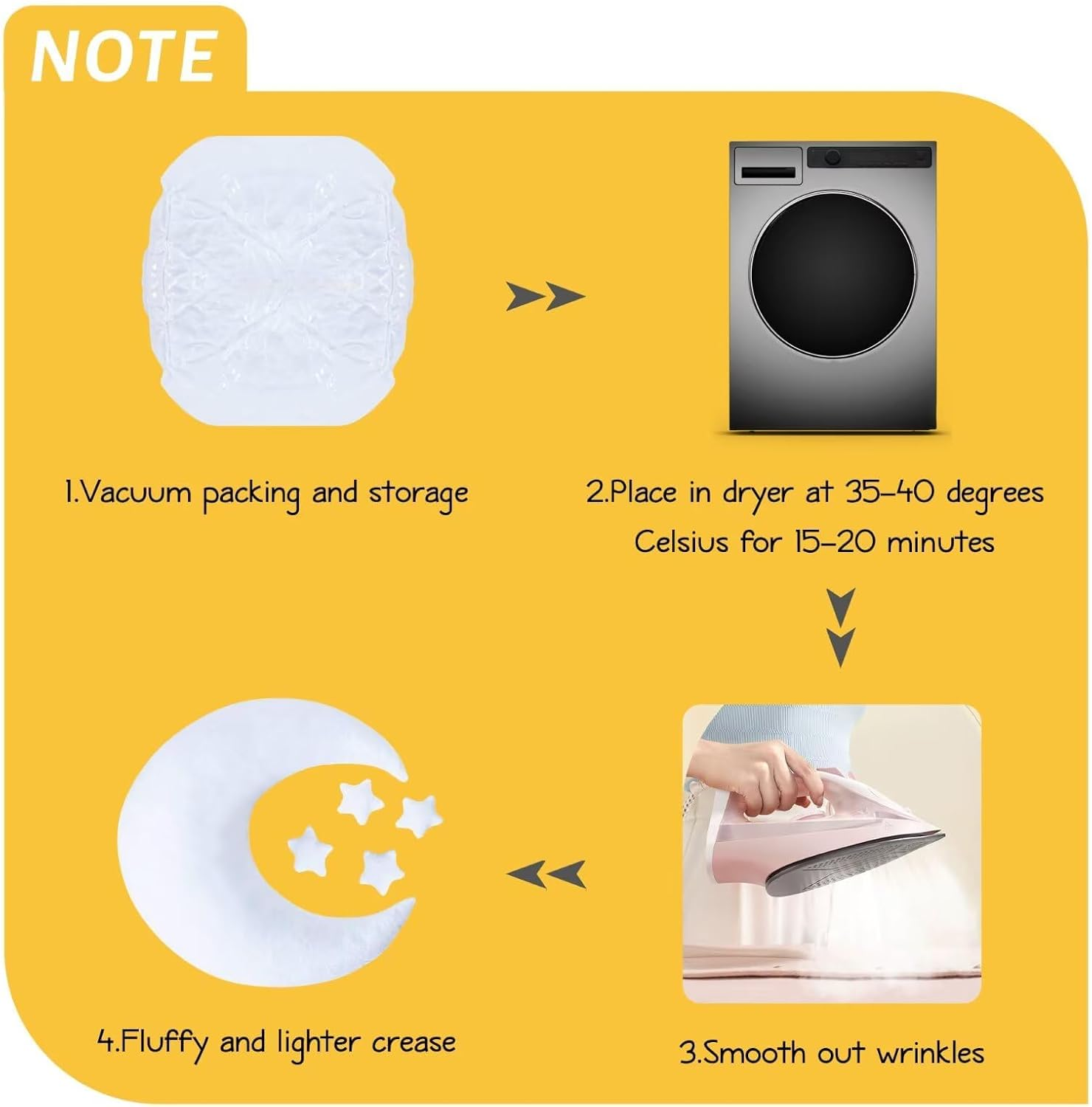 Moon Star Pillow Newborn Posing Pillow Newborn Photography Posing Pillows Infant Photography Props Set (White) image number 1