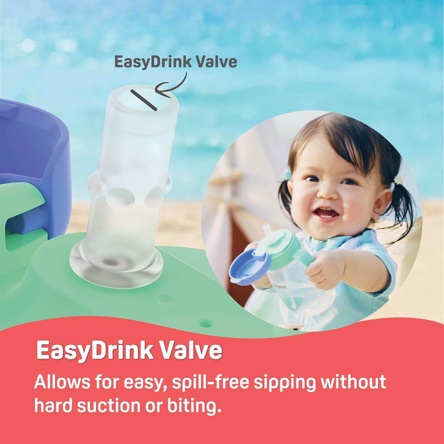 Pigeon Startouch Straw Cup with Gravity Ball, Bubblegum Pop, 250Ml image number 1