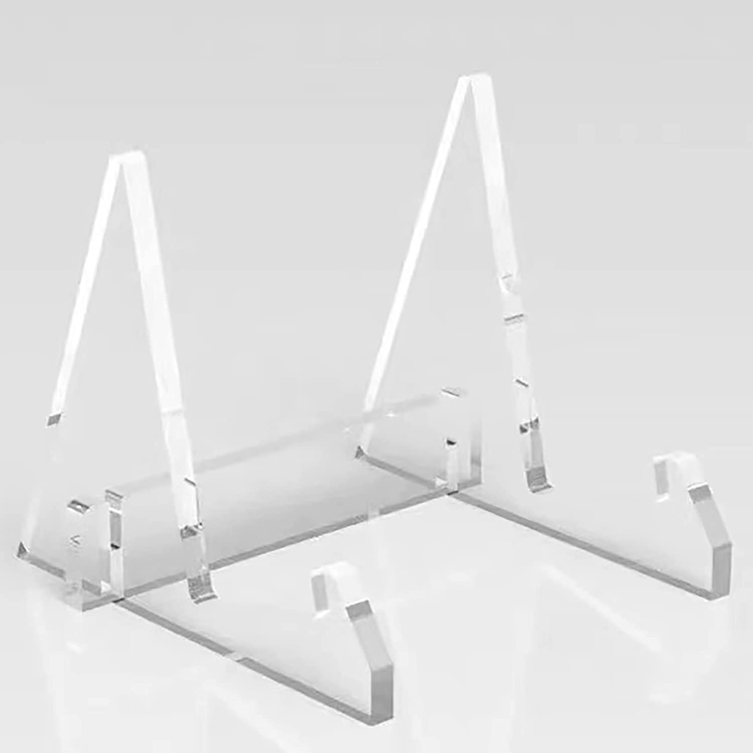 Tunghey Vinyl Record Holder Acrylic Record Display Stand Portable Book Display Stand image number 4