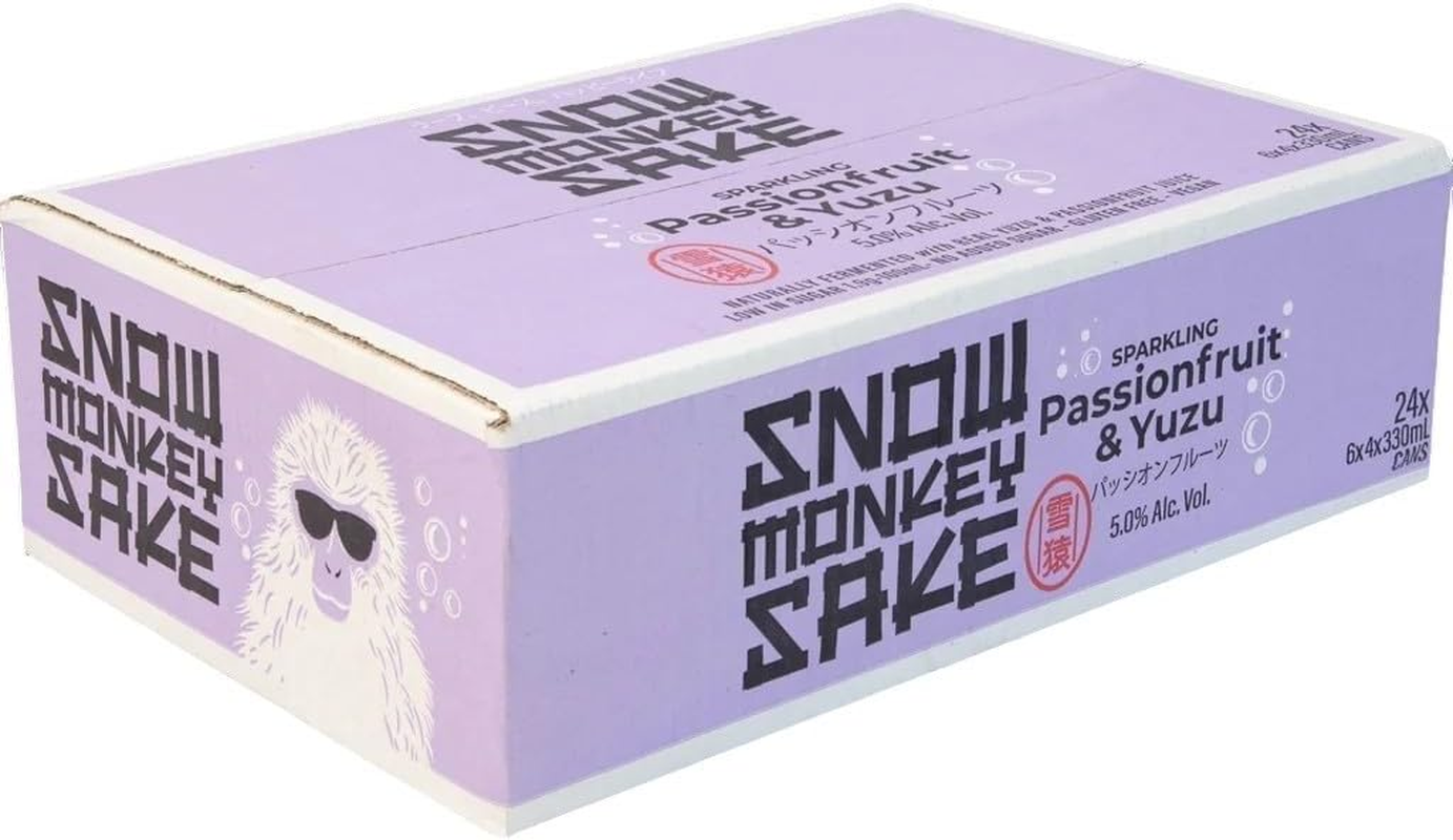 Snow Monkey Sake - Lemon & Yuzu 24 X 330 Ml 5% image number 1