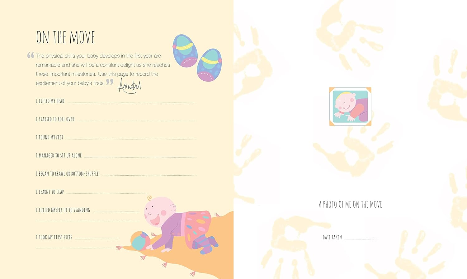 Baby'S First Year Journal: a Keepsake of Milestone Moments image number 4