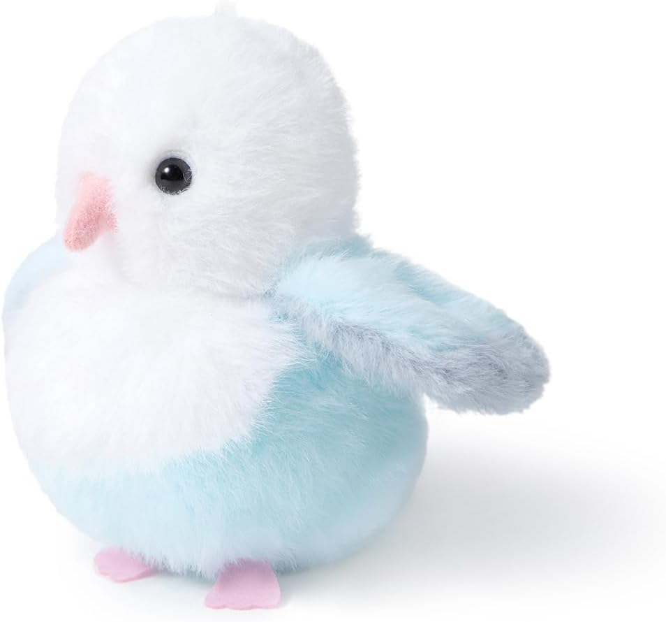 Blue Parrot Stuffed Animal Bird Stuffed Animal Doll Plush Toy Holder Bag Pendant Party Favor Gifts Toys for Kids image number 6