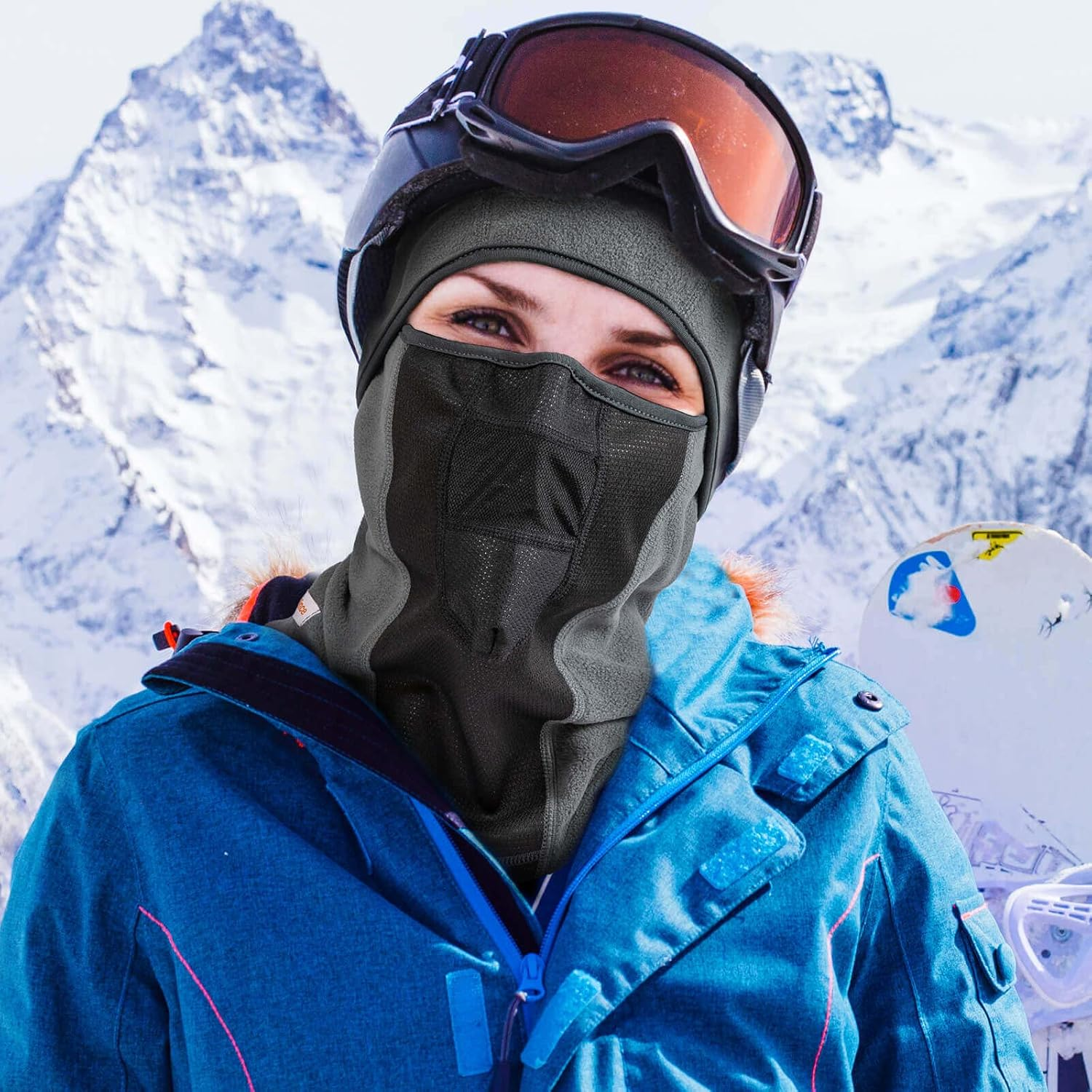 Balaclava Ski Mask Thermal Motorcycle Accessories Face Neck Warmer Cover Snow Gear image number 4