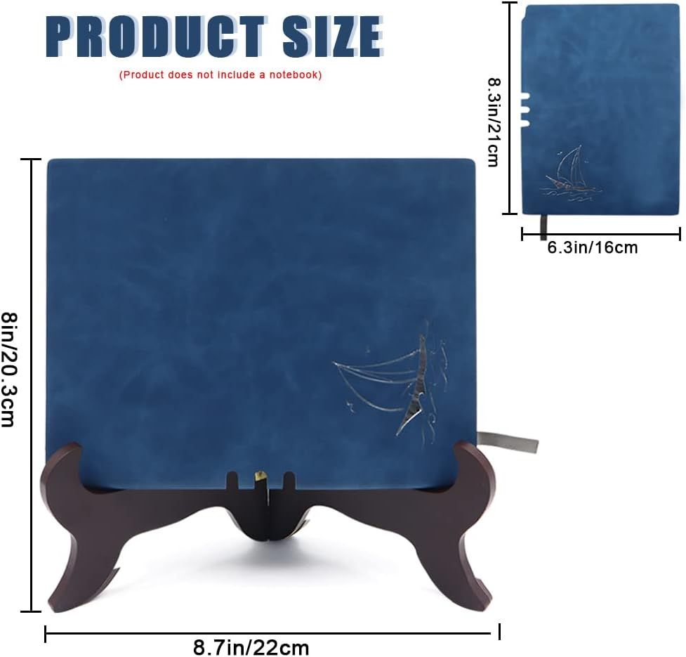 2 PCS Wooden Plate Stands, Wooden Decorative Plate Stand, Wooden Display Stand, for Home Decorations, Picture Frame, Easels, Artwork (20 CM) image number 1