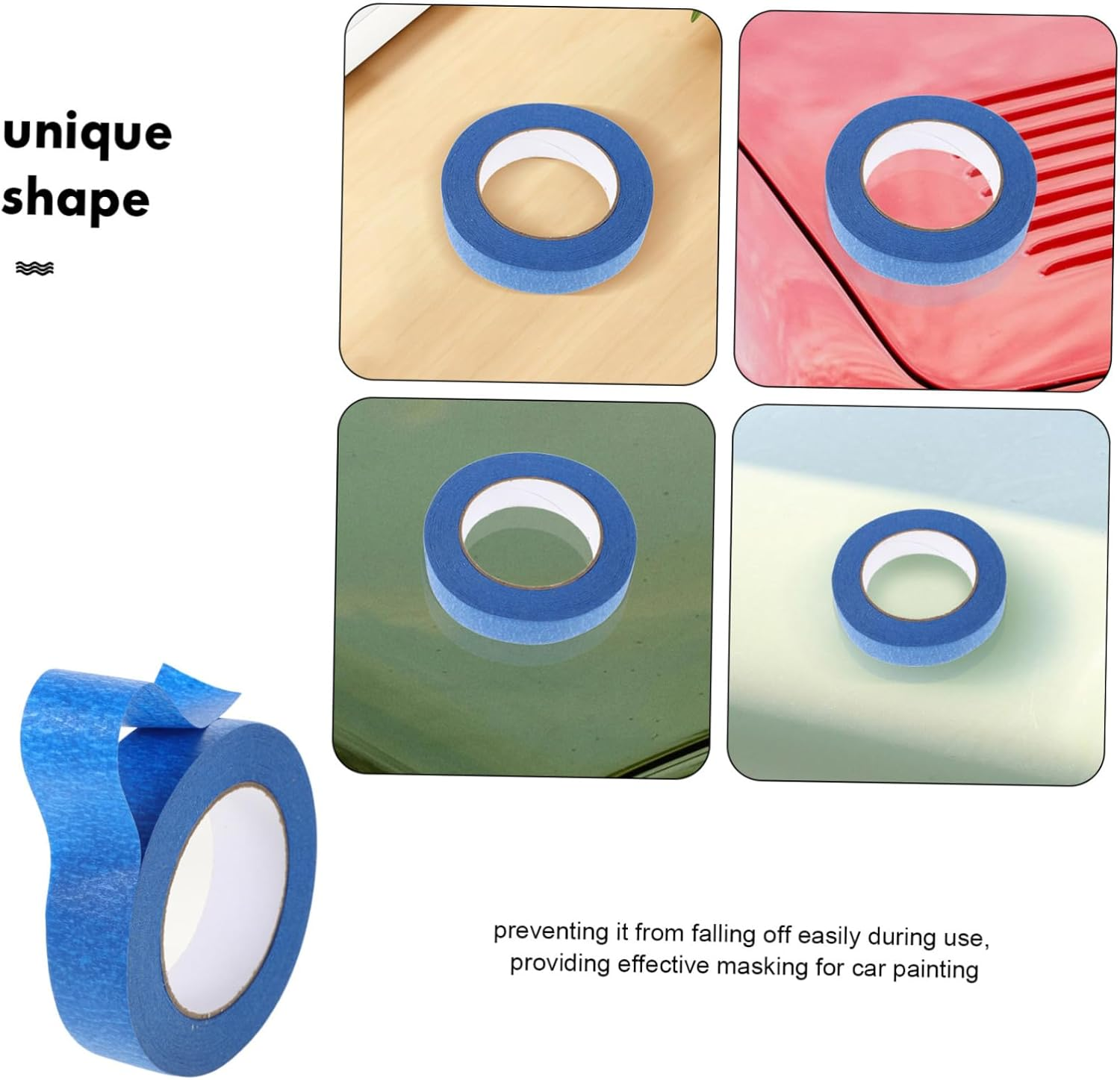 Car Spray Tape Blue Masking Tape for Clean Lines Car Detailing Paintings image number 4