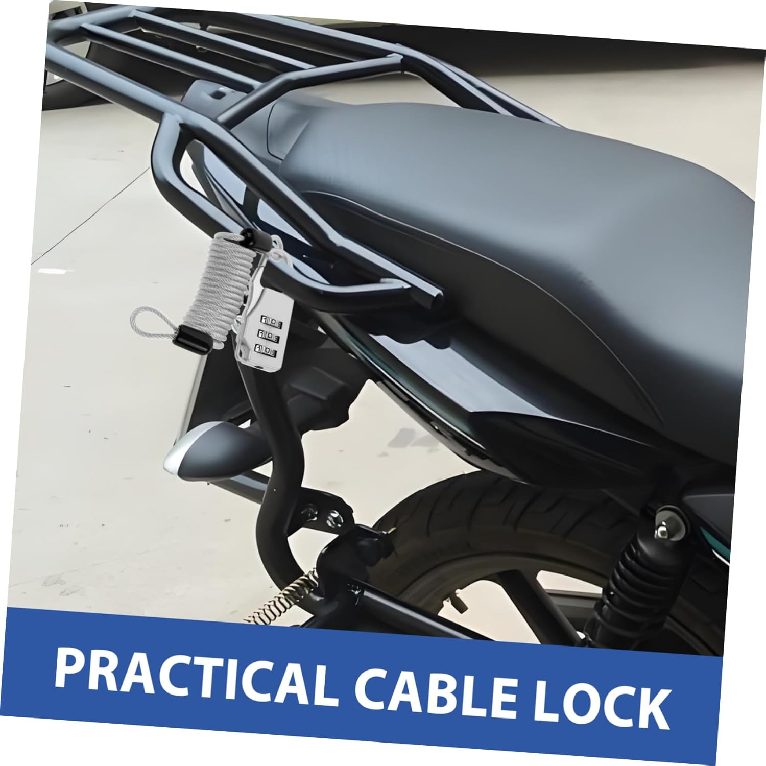 Gatuida Theft Wire Rope Lock Cable Locks for Ski Snowboard Kayak Travel Portable image number 3