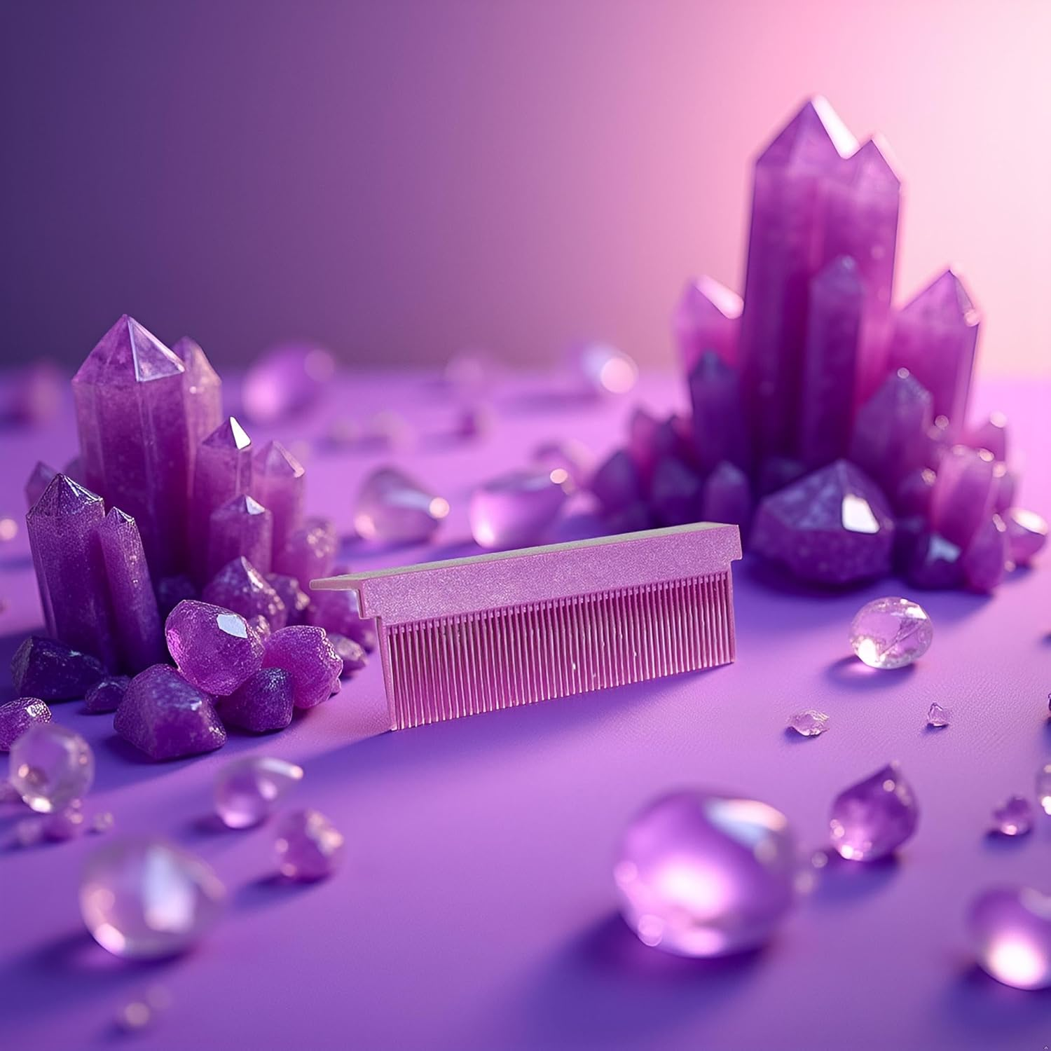 Hair Straightener Comb, Hair Straightening Comb Attachment for Hair Straightener, Flat Iron Comb, Clip on Attachment, Hair Straightening, Flat Iron, V Type, Styling Tools and Appliances image number 1