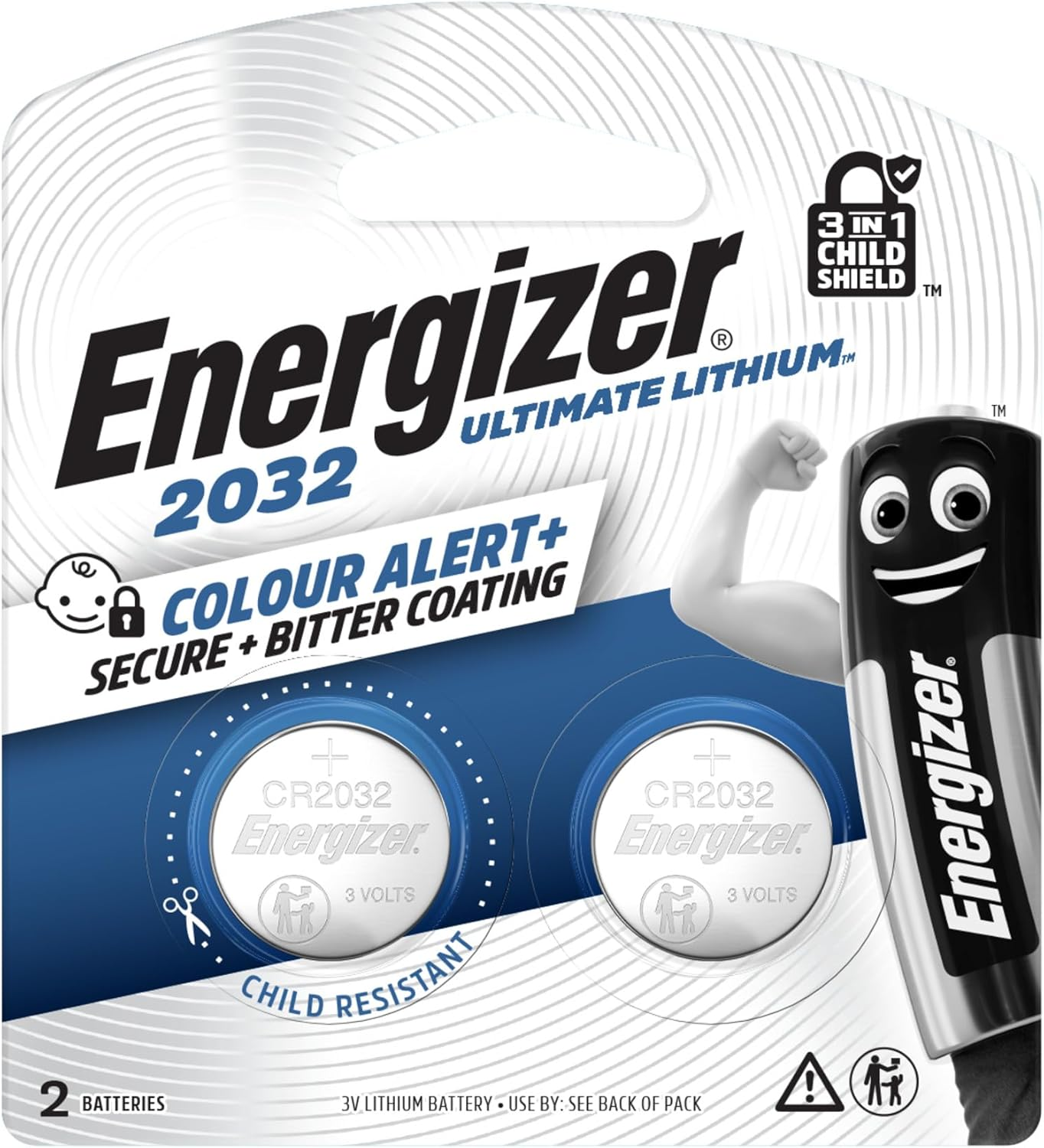 Energizer Reliable Lithium Ultimate CR2032 Coin Battery (Pack of 2) image number 4