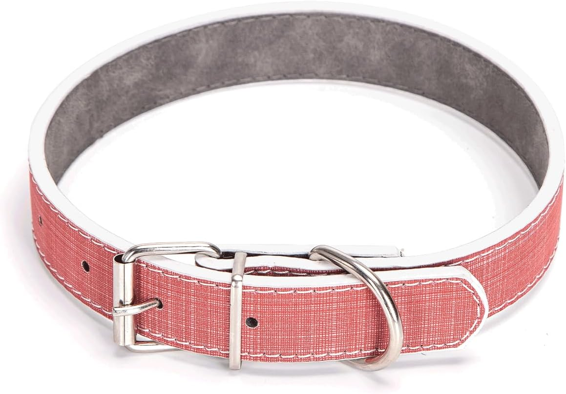 PU Leather Dog Collar &ndash; Durable, Adjustable, Lightweight &ndash; Ideal for Walks and Training. image number 1