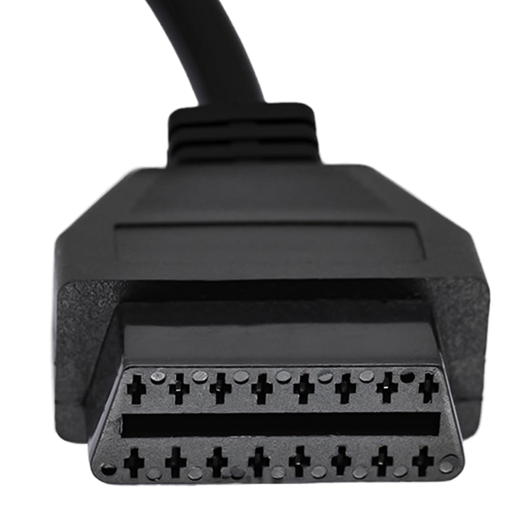 PARANNIC Motorcycle 6Pin to OBD OBD2 Diagnostic Adapter CANBUS Cable for Kawa-Saki Motorbike, Compatible with Diagnostic Scanner for Programming Reading Code ECU Tune image number 2