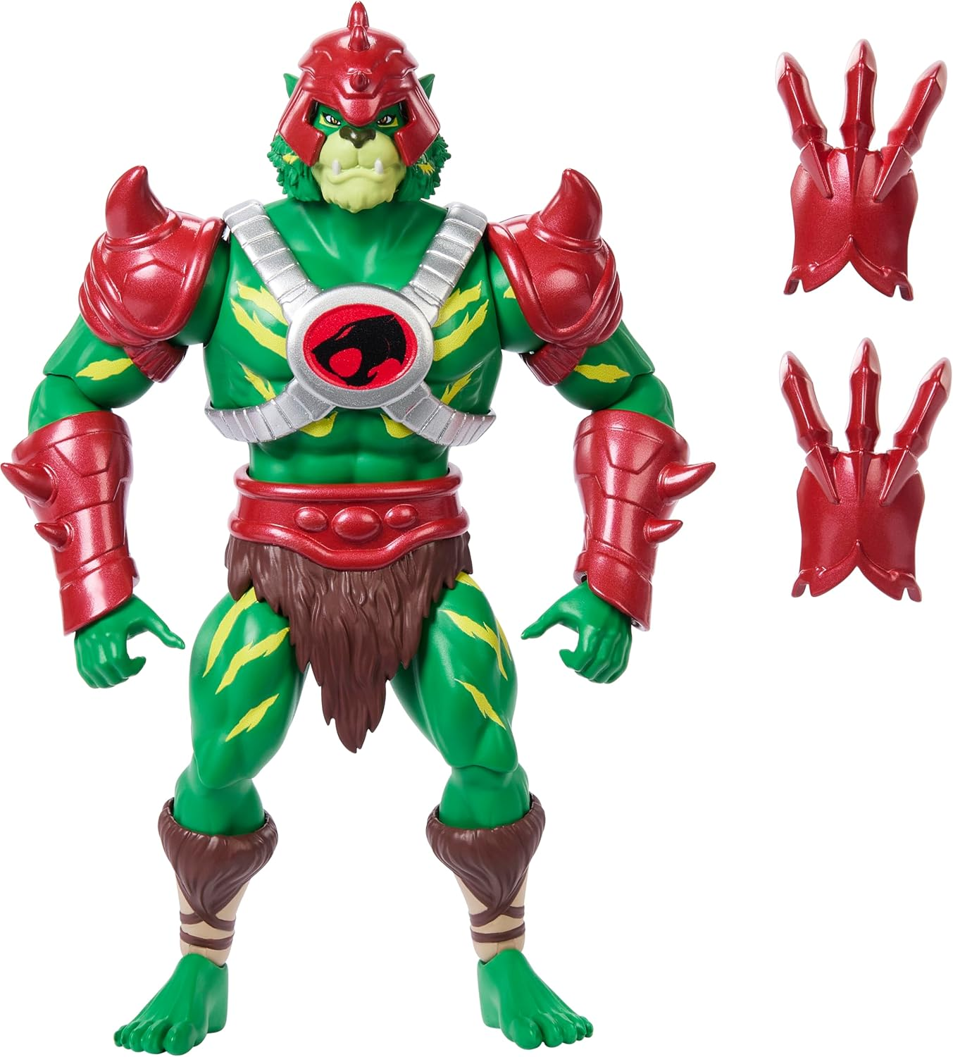 Masters of the Universe Origins & Thundercats Action Figure, Battle Cat Man Toy, 1980S Brand Crossover, 5.5-Inch Posable with Battle Claws, Mini Comic image number 1