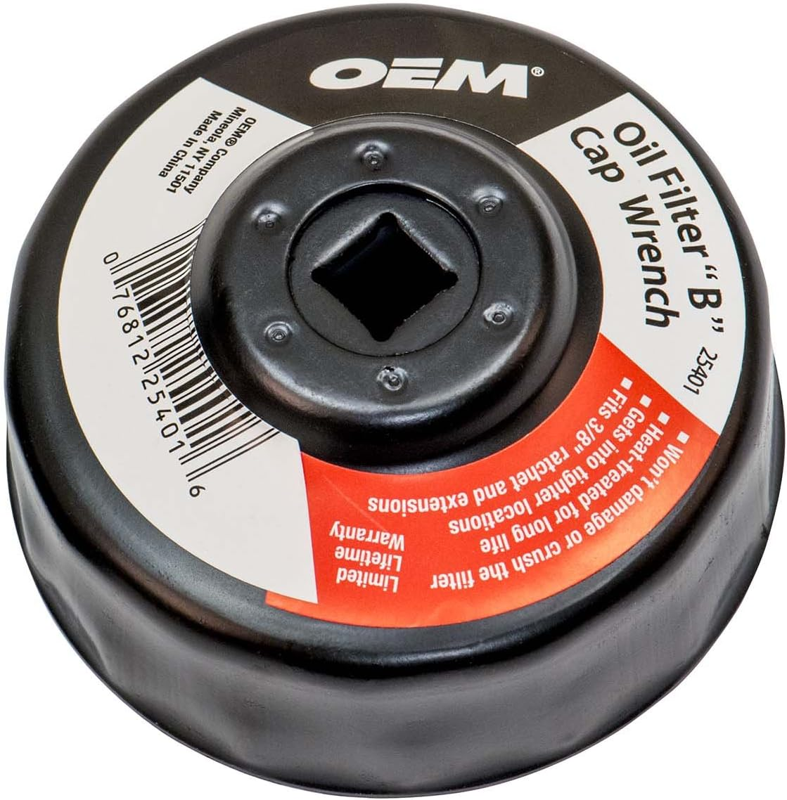 OEMTOOLS 25401 Cap Style Oil Filter Wrenches-B Cap (76Mm, 14 Flutes)