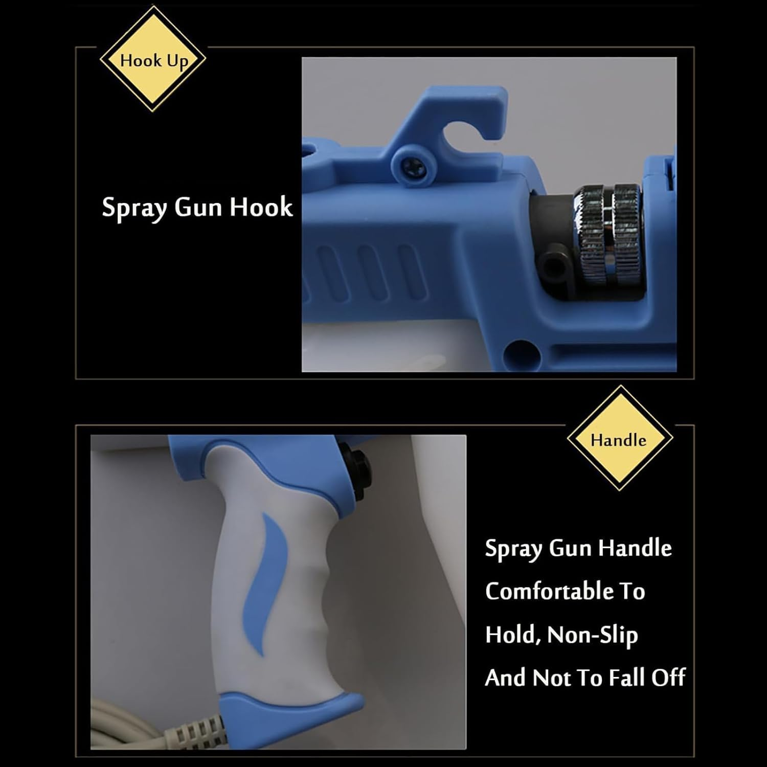 Textile Cleaning Spray Gun - 65W Electric Textile Spot Cleaning Gun with Adjustable Pressure, 1.2L High-Pressure De-Spotting Gun for Cleaning Crystals and Rocks image number 5