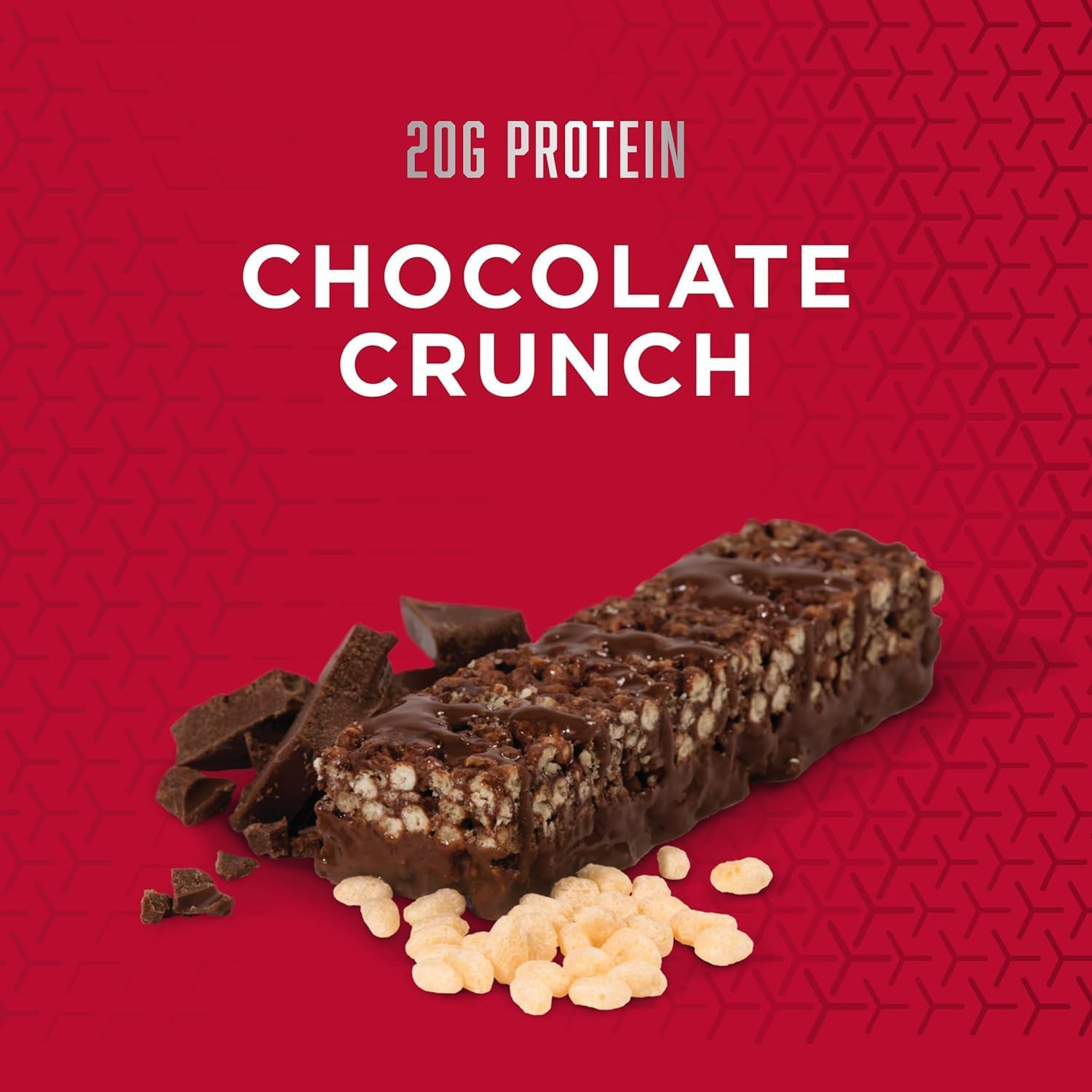 BSN Chocolate Crunch Gluten Free Protein Crisp Bars 12 X 55G image number 1