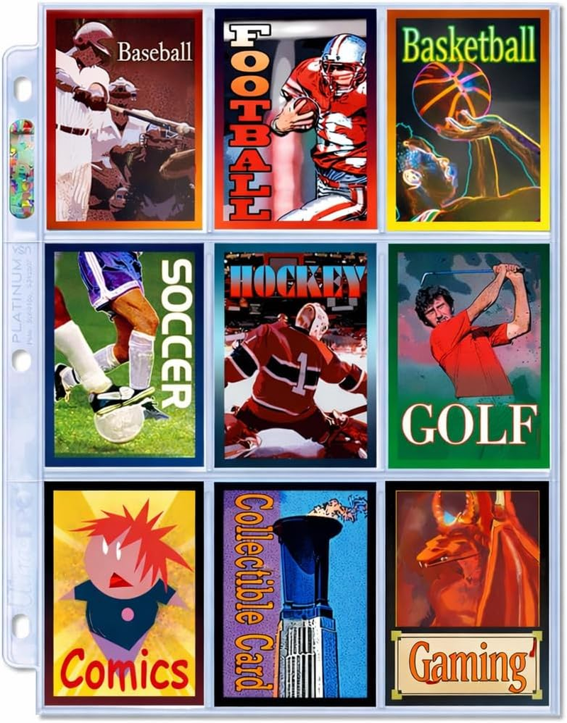 Ultra PRO 9-Pocket Trading Card Pages - Platinum Series image number 1