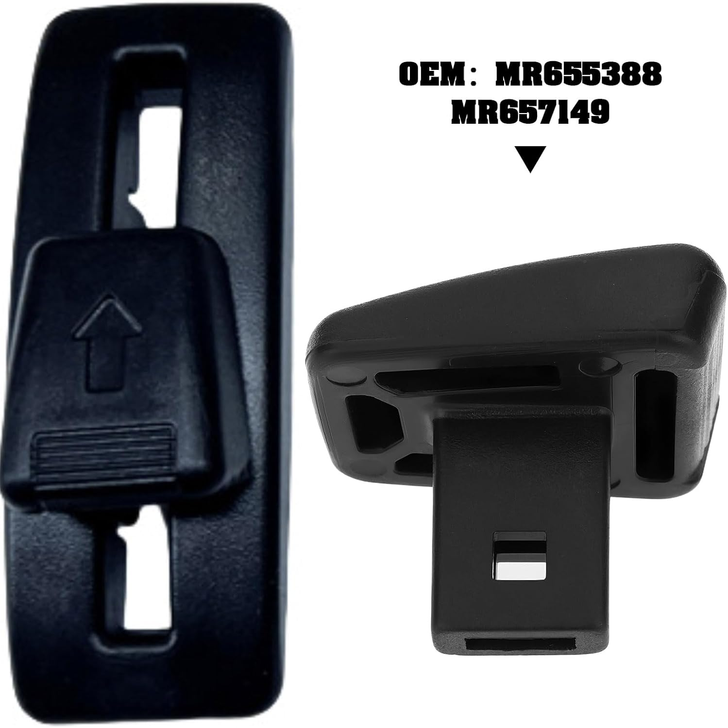 Emagtech Second Row Car Seat Adjustment Lever Handle MR655388 MR657149 Compatible with Mitsubishi Pajero Shogun image number 1