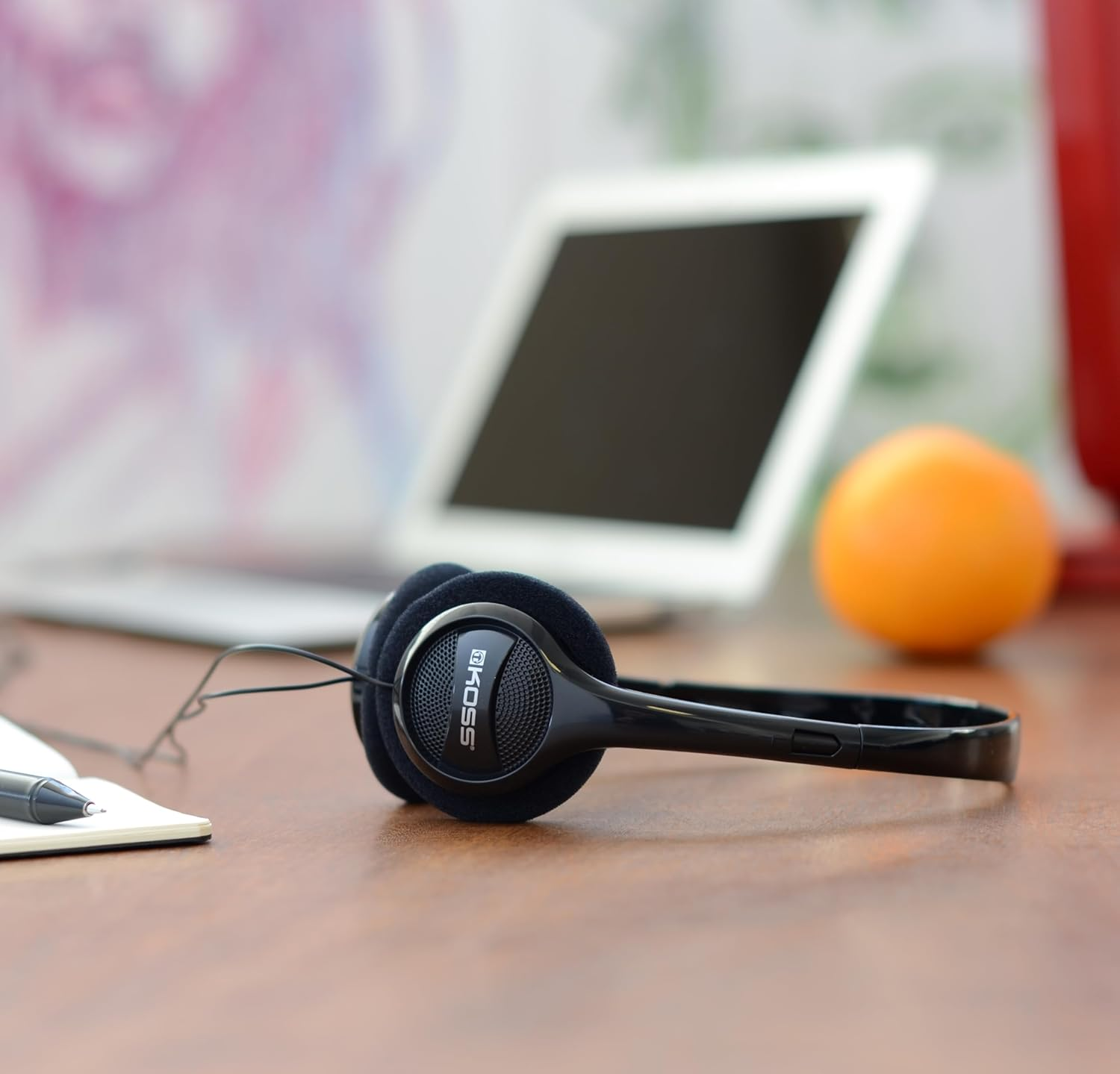 Koss KPH7 Lightweight Portable Headphone, Black - Blue image number 3