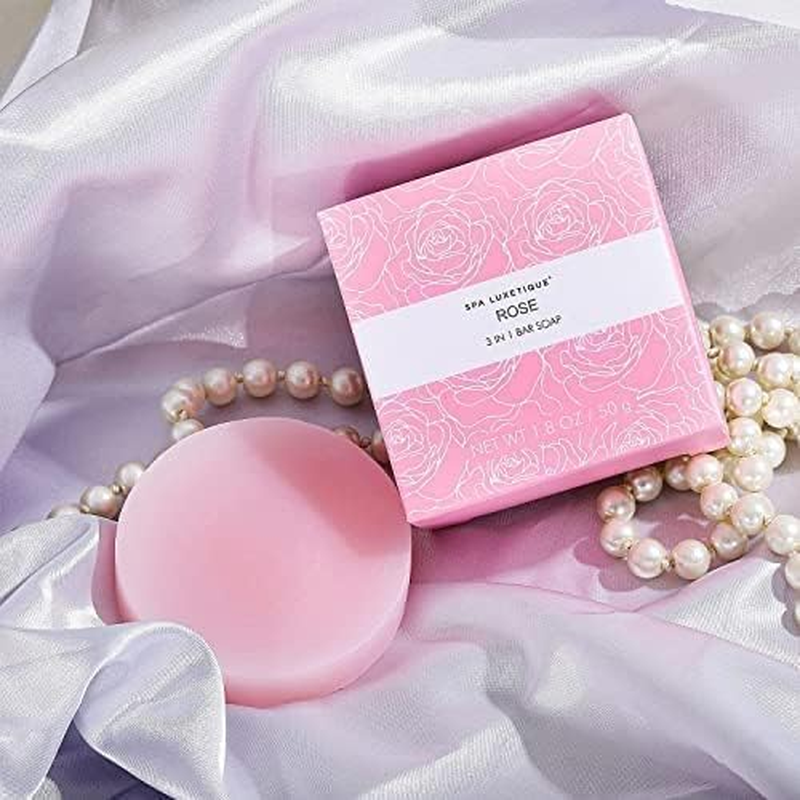 Birthday Gifts for Women Spa Luxetique Gifts for Women, 6Pc Rose Gifts Set, Self Care Gift Basket for Her, Mom, Sister, Teacher, Perfect Mothers Day, Birthday, Christmas, Valentines Day Gifts, Christmas. image number 4
