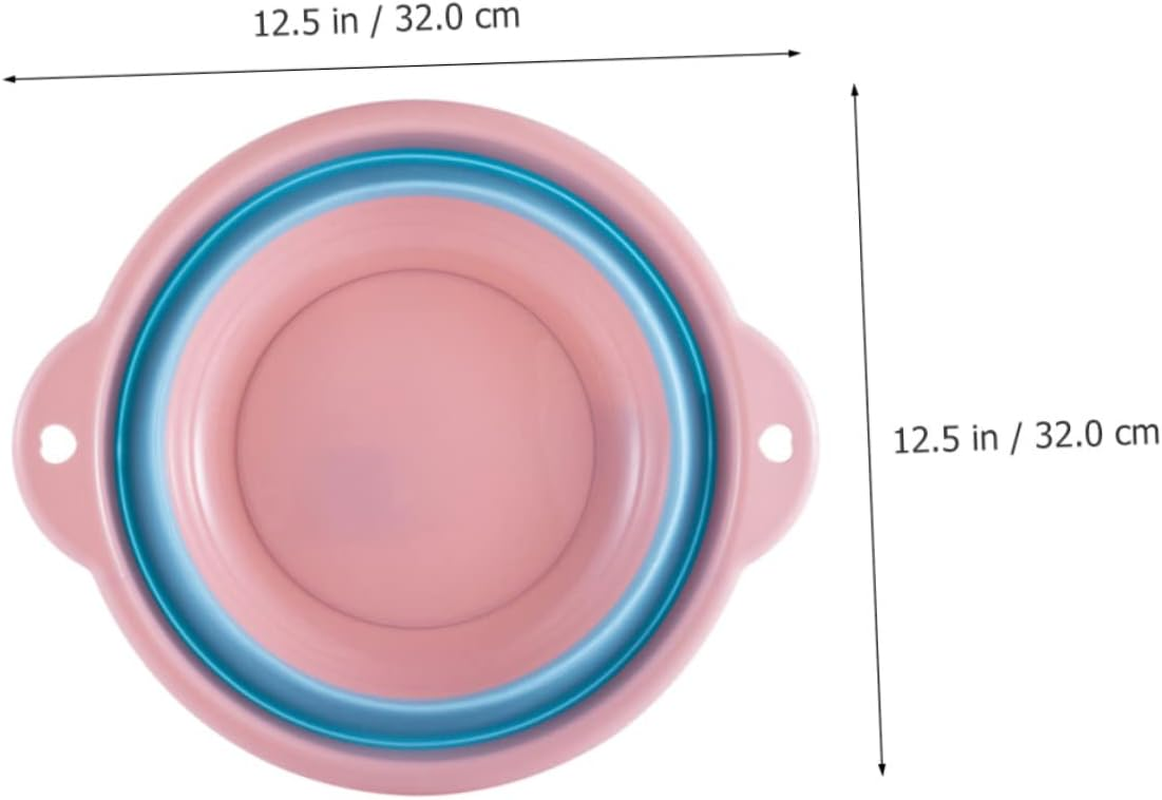 BCOATH Portable Foldable Foot Bath Basin Multipurpose Household Foot Soak Bucket Compact Bath Tub image number 1