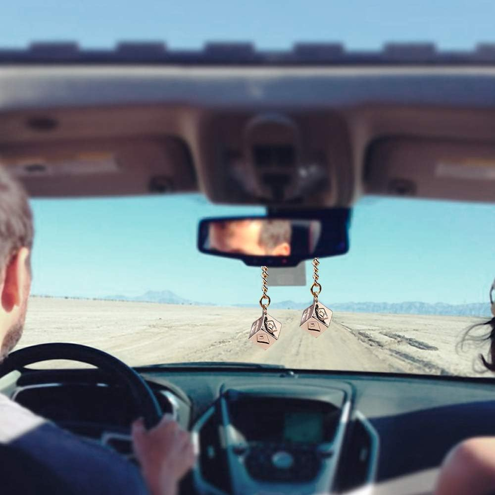 Han Solo Lucky Dice Prop Cosplay Costumes Replica Accessories,1.3 Cm Men Dice Jewelry Cosplay Car Rearview Mirror image number 1