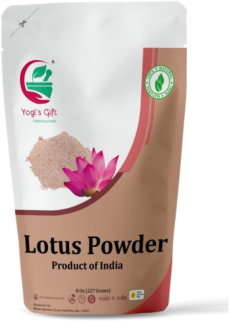 100% Pure Wild Turmeric Powder for Face | 8 Oz (227 Grams) | Kasturi Manjal | Curcuma Aromatica | Amba Haldi | Promotes Glowing Skin | by Yogi'S Gift&reg;
