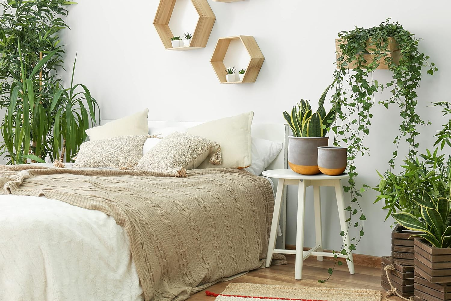 Olly & Rose Gold Dip Ceramic Plant Pot Set 2 Indoor Planters 17Cm + 12Cm Outdoor Flower Pots Cement Plant Pots image number 1