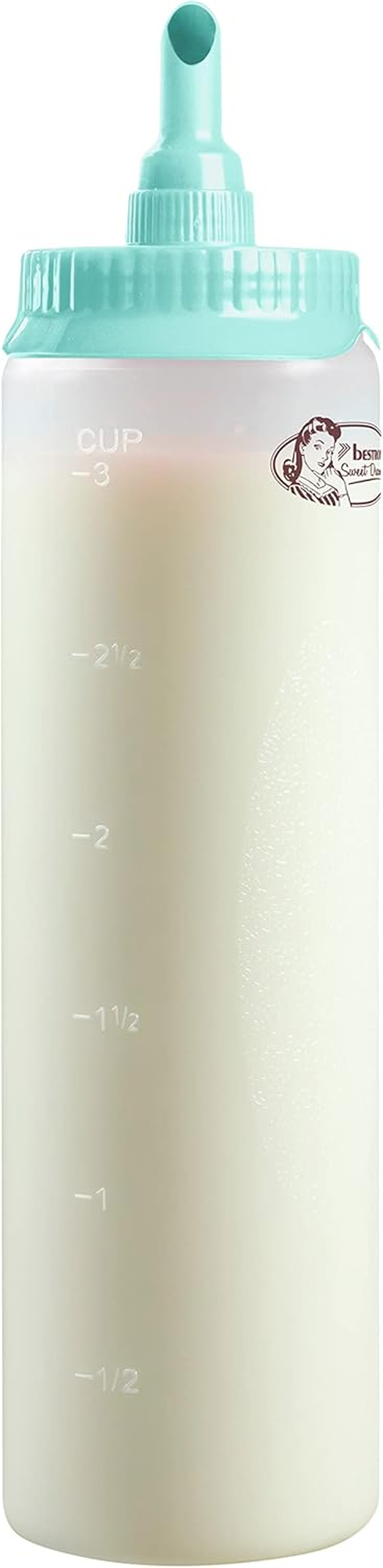 Bestron ABOTTLE Dough Bottle, Plastic, Pink