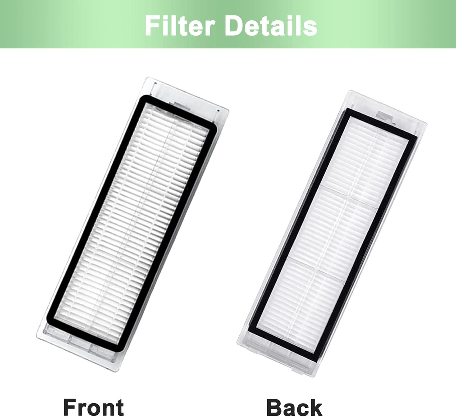 13 Packs Replacement Parts Compatible for Roborock S6 Pure, S6, E4,S4 Max, S6 Maxv, S5, S5 Max, S4, E2, E3,E5 E20 E25 E35 S50 S65 Xiaomi Mijia Robot Vacuum, 3 Main Brushes, 4 Filters, 6 Side Brushes image number 6